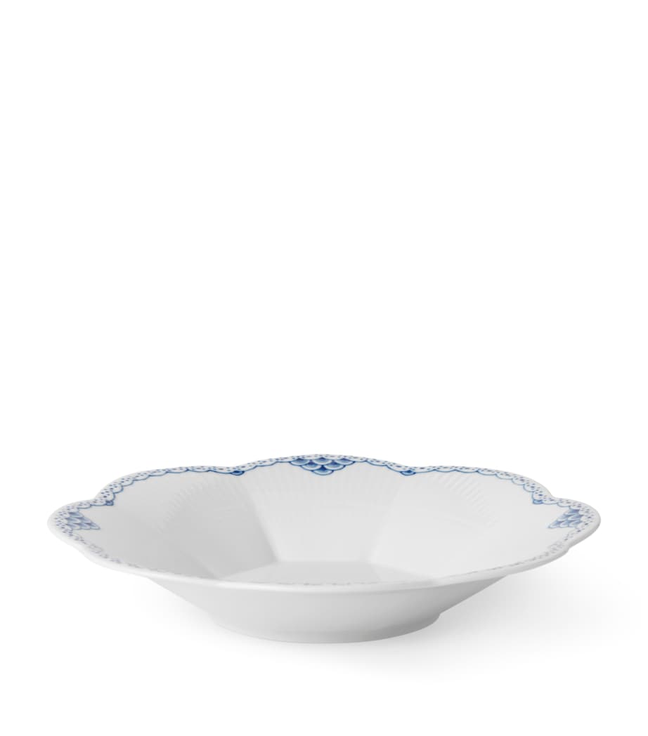 Royal Copenhagen Porcelain Princess Petal Bowl (25cm) White Image 1