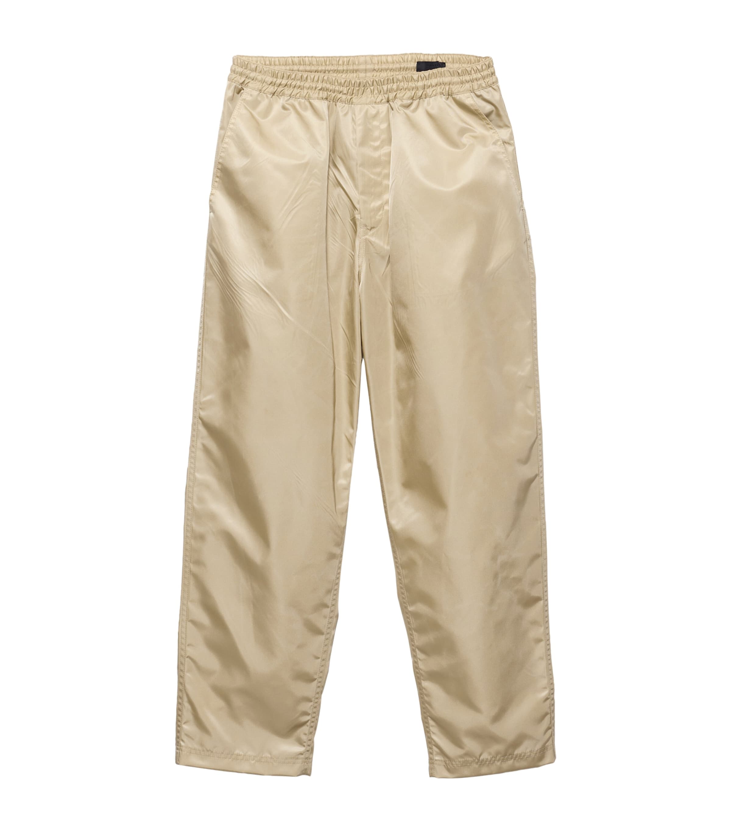 Prada Mens Re-Nylon Trousers Neutral Image 1
