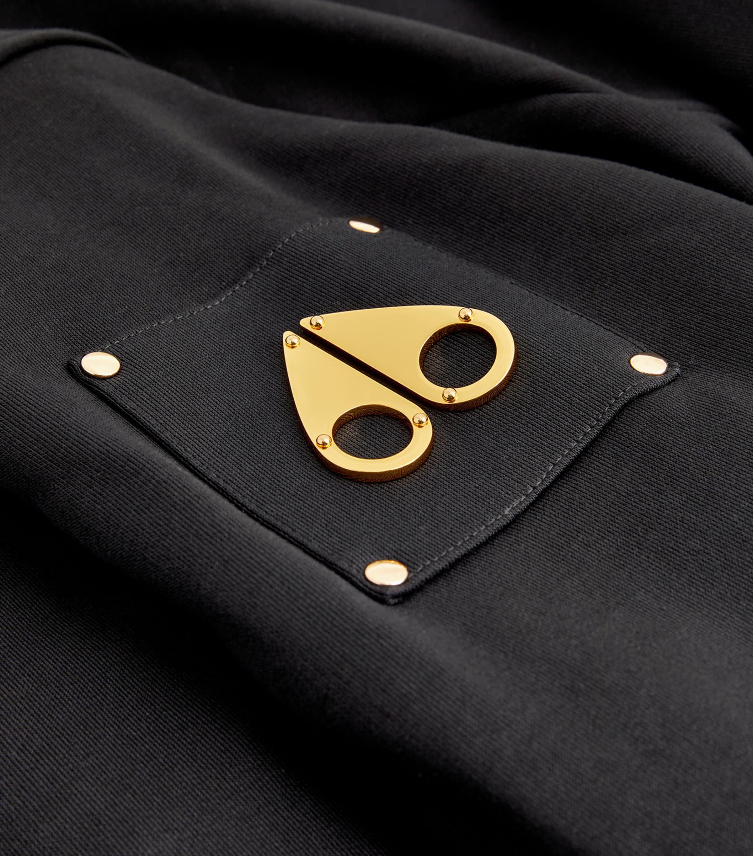 Linden Bunny Zip-Up Hoodie 804 BLK W/BLK FAUX Image 5