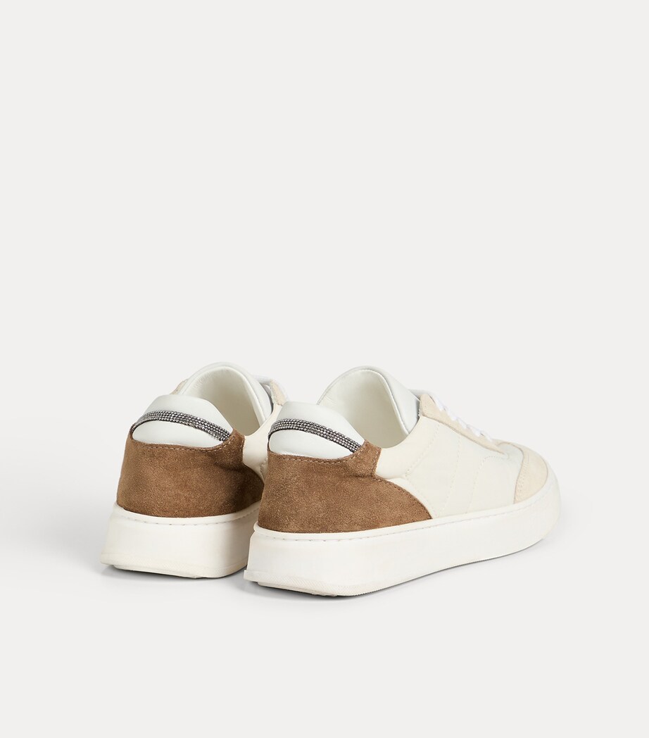 Brunello Cucinelli Kids Suede-Panelled Sneakers Image 5