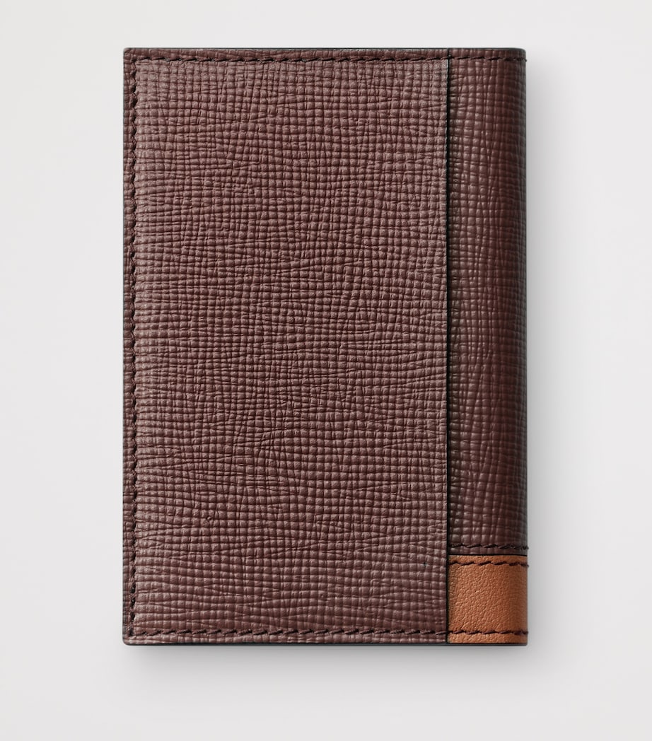 Cartier Leather Losange Bifold Card Holder Brown Image 2