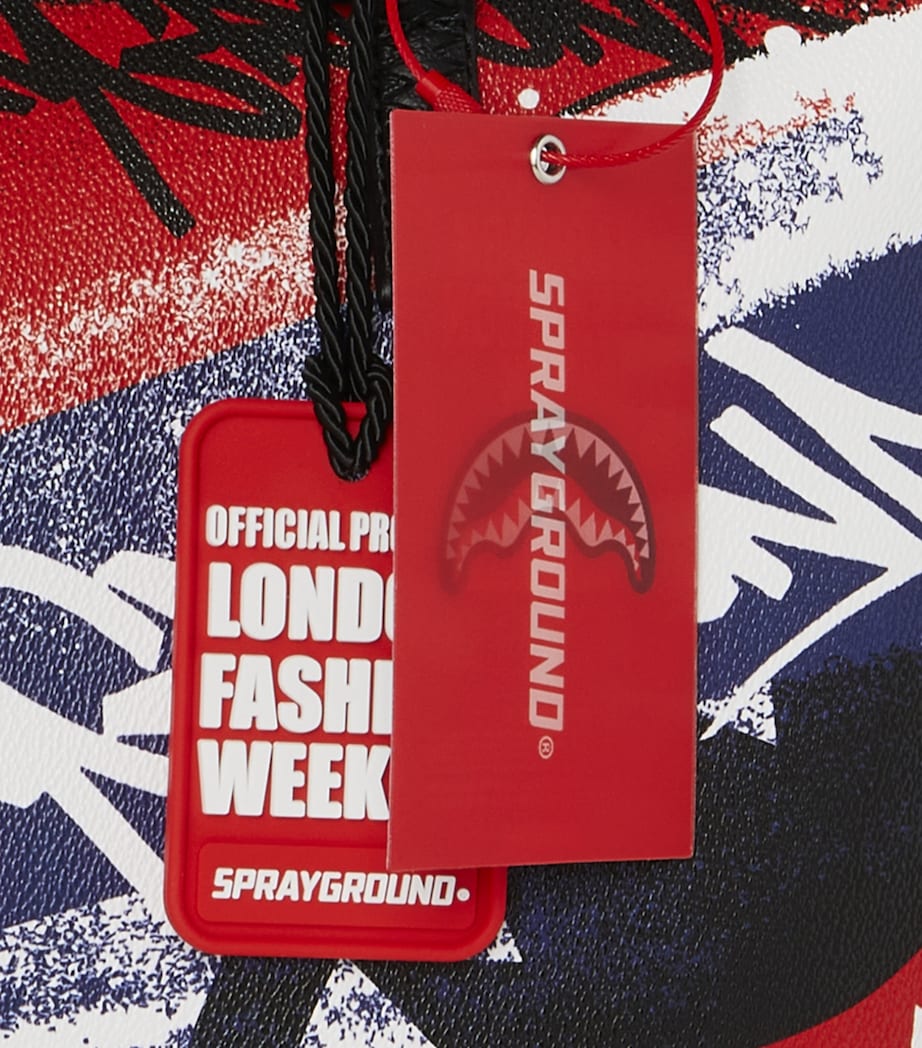 Sprayground x London Fashion Week Runway Ready Tote Bag BLUE Image 7