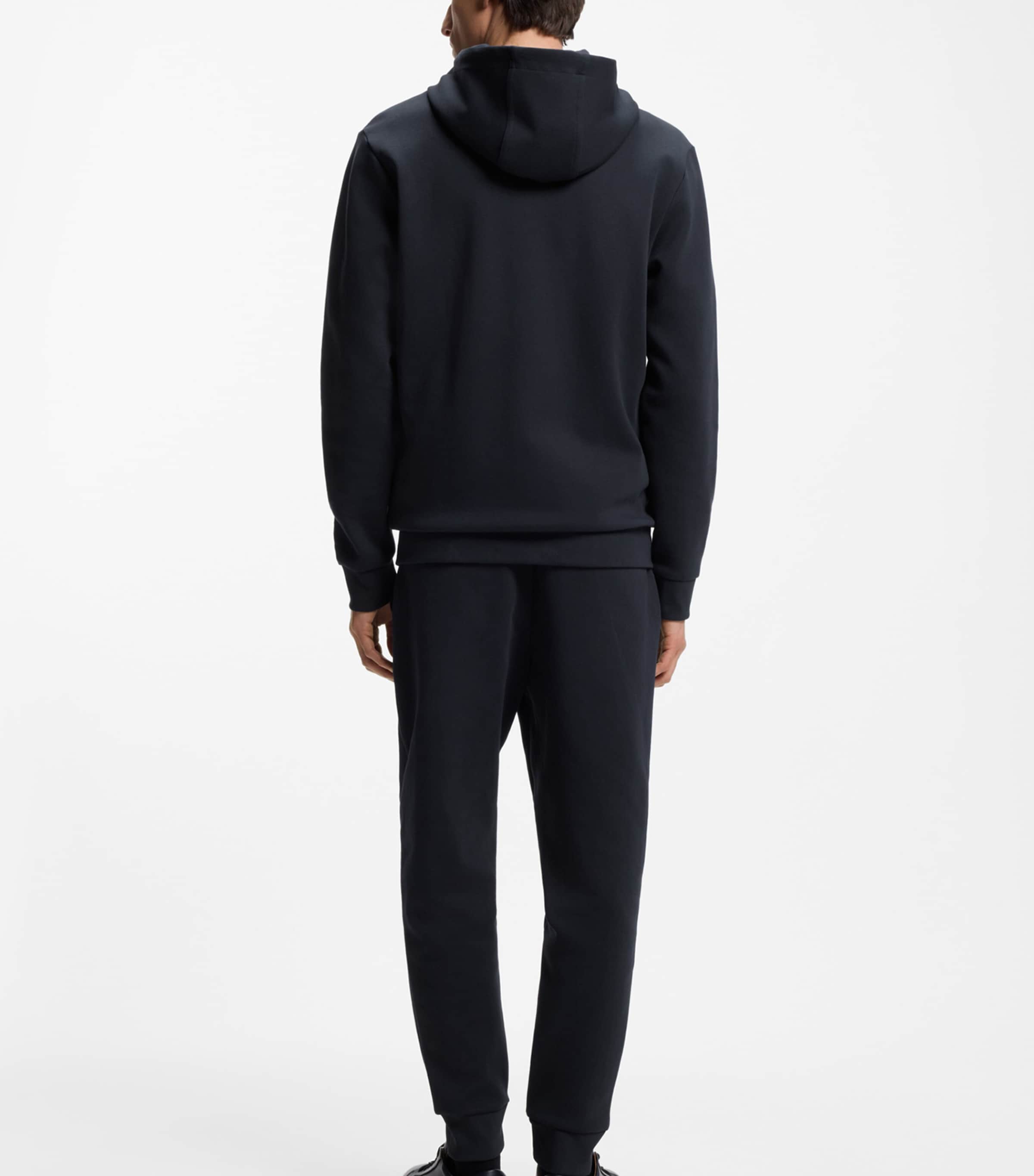 BOSS Mens Cotton-Blend Hoodie Image 3