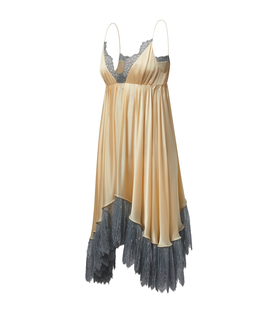 Silk Lingerie Midi Dress MULTI Image 2