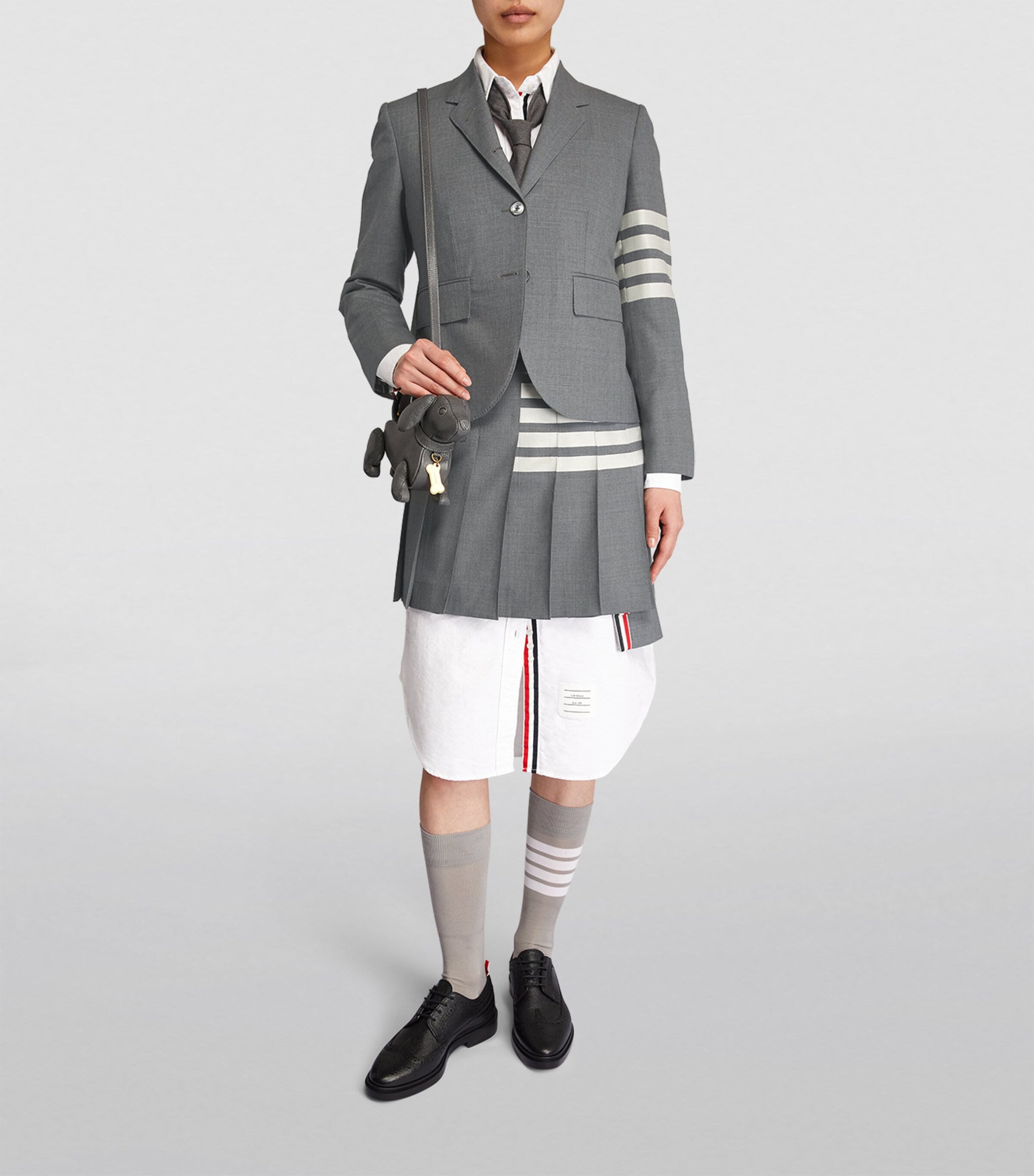 ミニスカート Thom Browne Minigonna A Portafoglio Thom Browne Pleated Mini Skirt | Harrods US