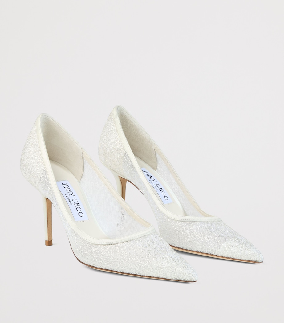 Jimmy Choo Love 85 Lace Heels Ivory Image 2