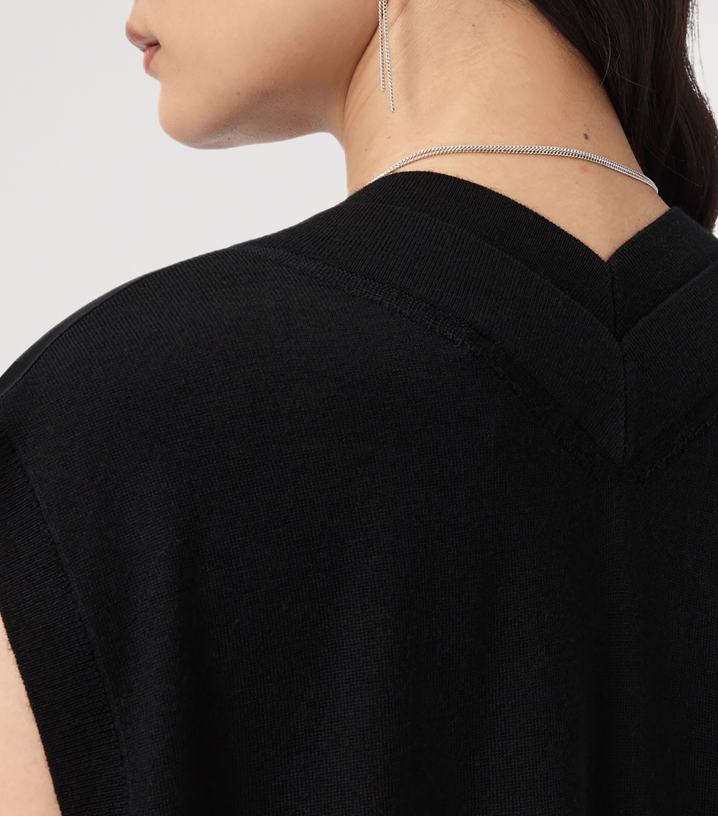 Jersey Studded Bern Tank Top BLACK Image 8