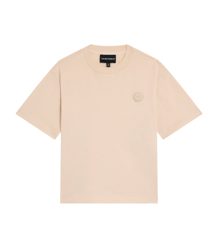 Cotton Logo T-Shirt (4-16 Years) U1156FRENCH OAK Image 1