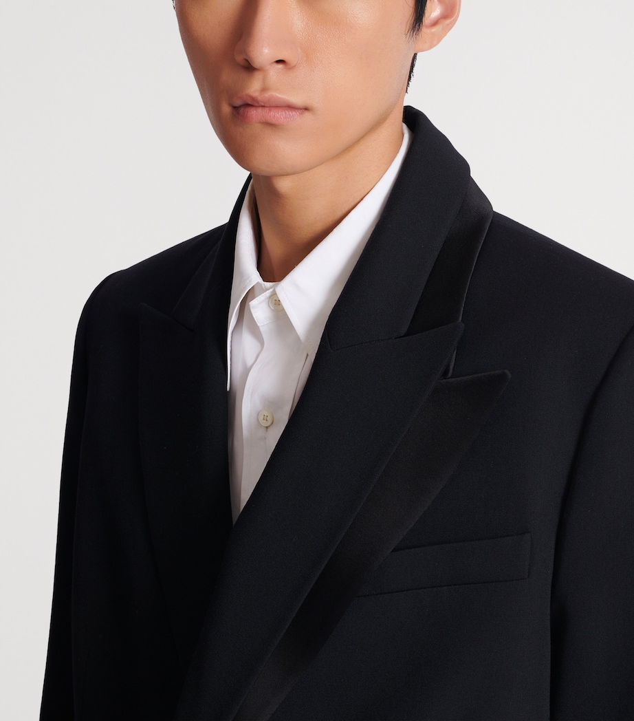 Cropped Wool Blazer EAP NOIR/NOIR Image 6