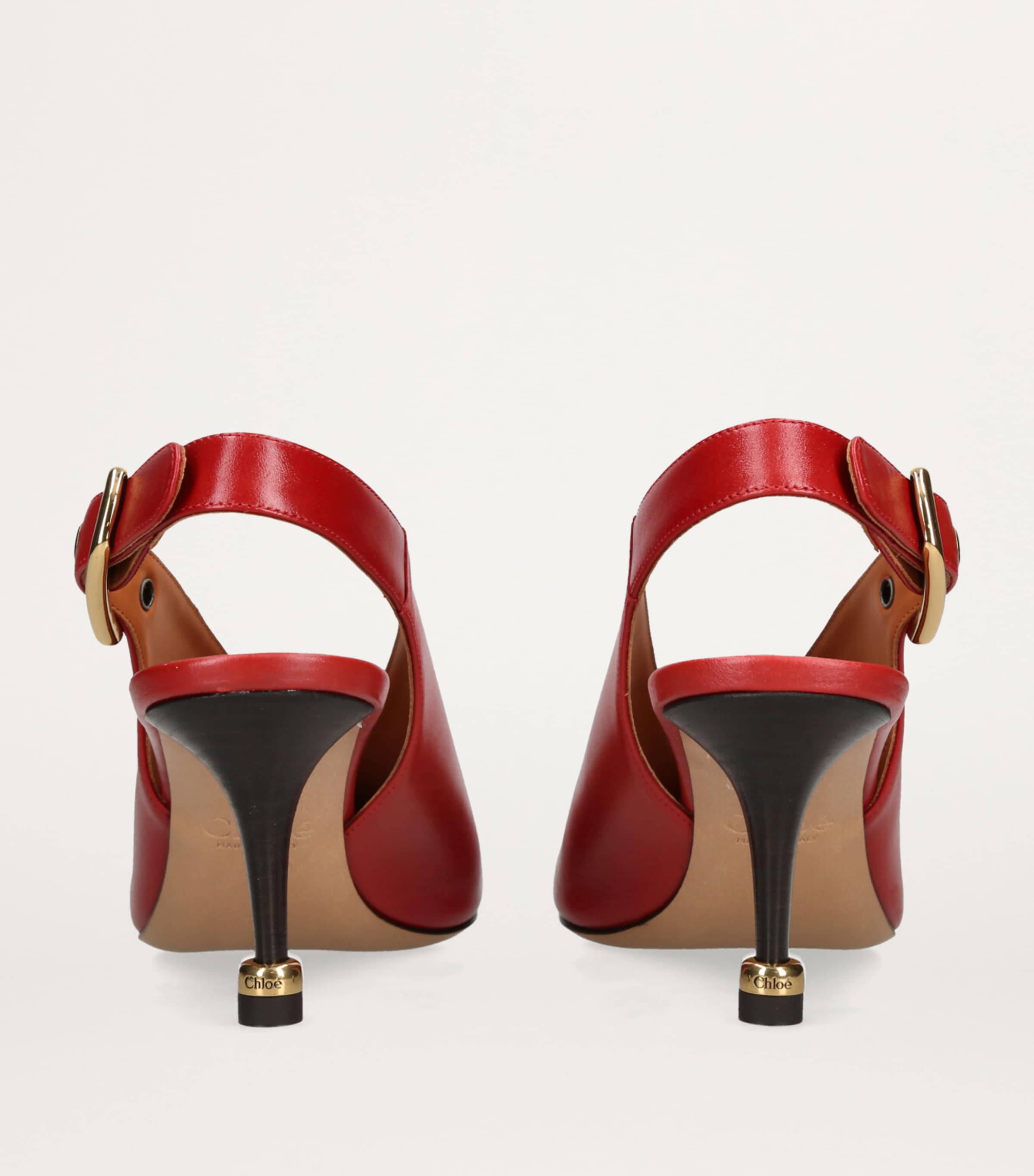 Chloé Leather Andrea Slingback Pumps 70 | Harrods US