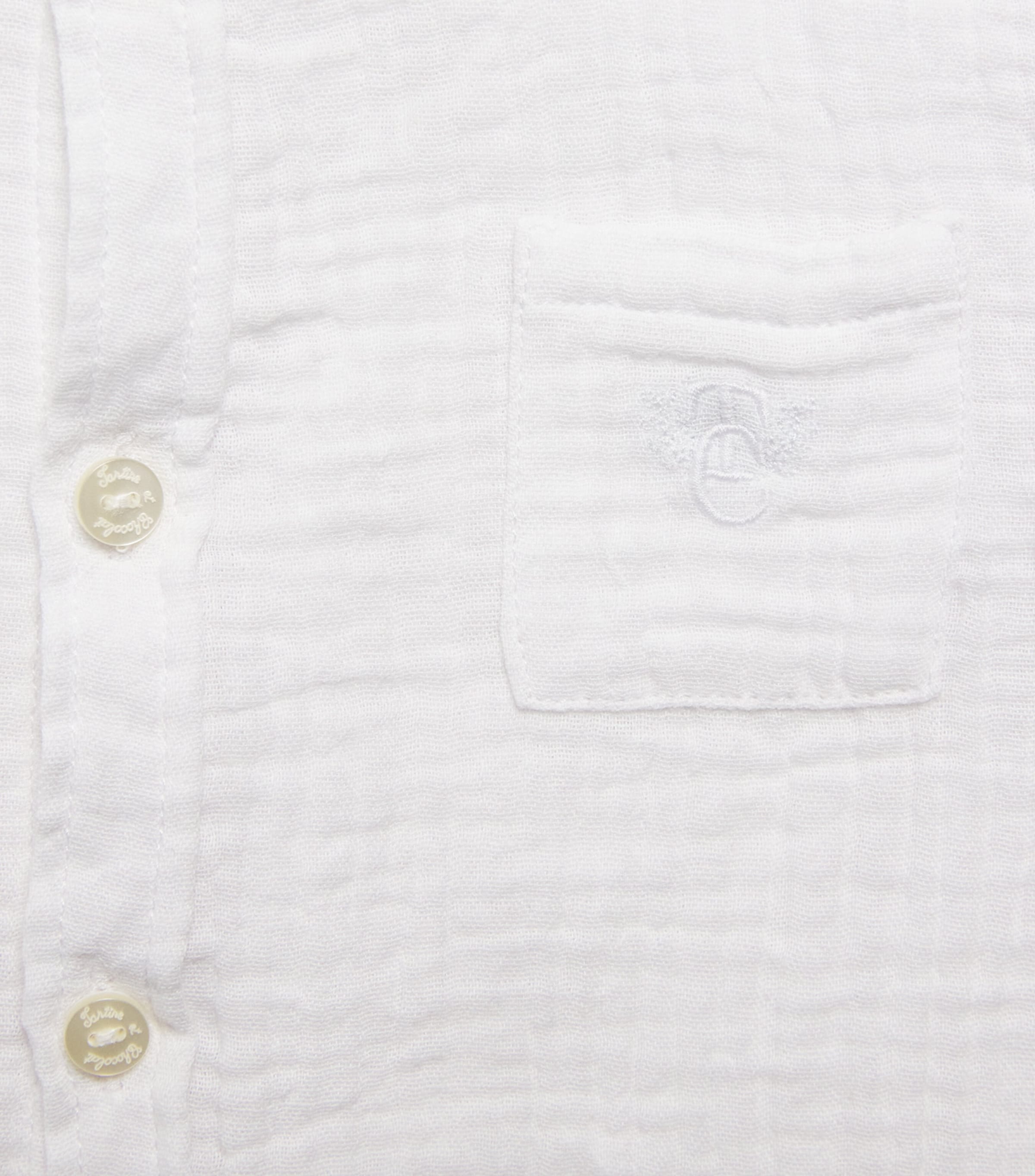 Tartine et Chocolat Cotton Mandarin Collar Shirt (3 Months-4 Years) Image 3