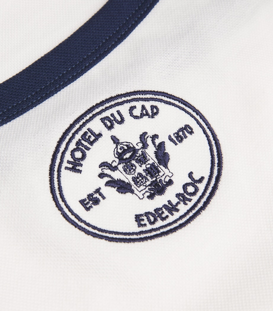 x Hotel du Cap-Eden-Roc Piqué Tank Top WHITE/NAVY Image 5