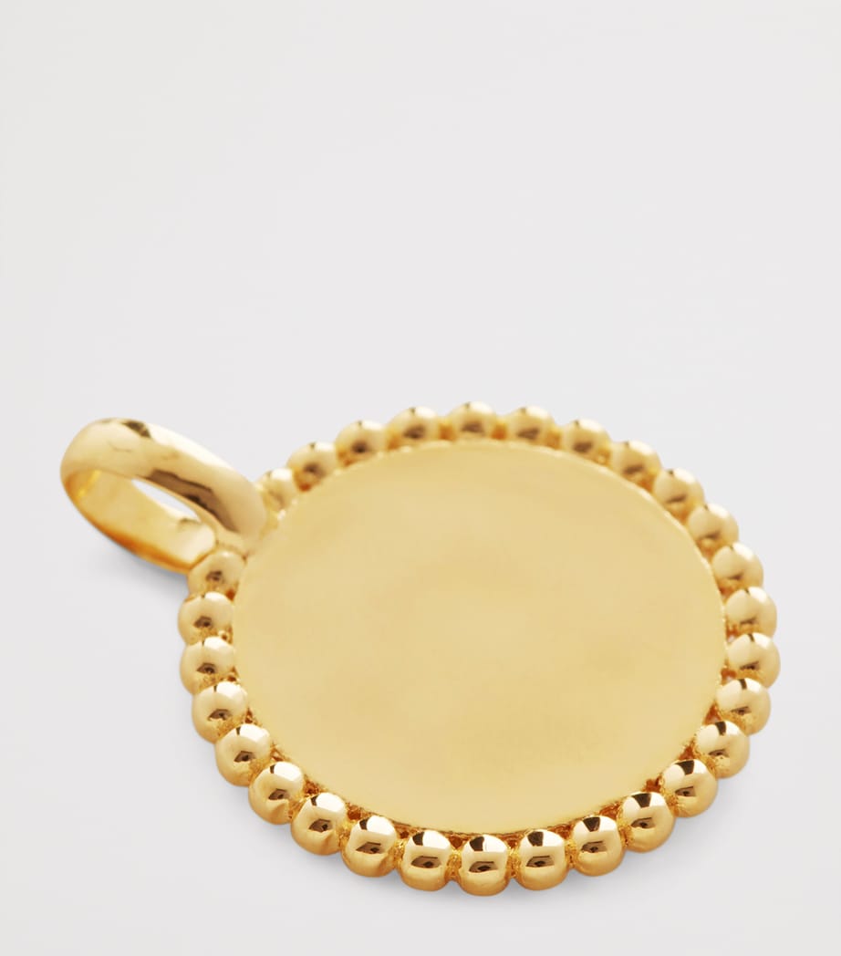 Gold Vermeil Deia Beaded Pendant 18K GOLD VERMEIL Image 3