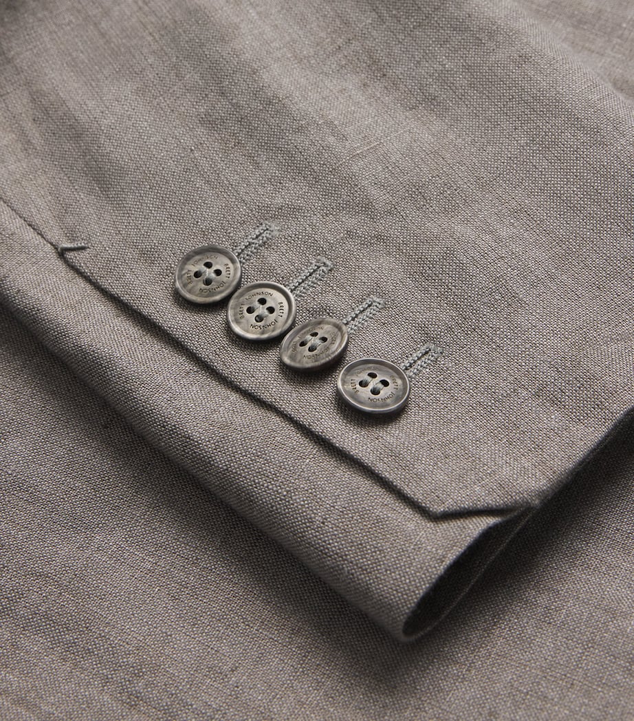 Linen Blazer SMOKE GREY Image 5