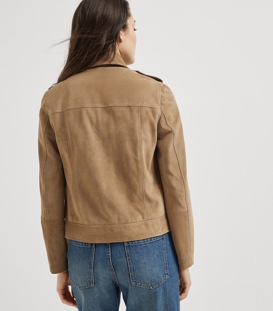 Suede Biker Jacket C6340 Image 3