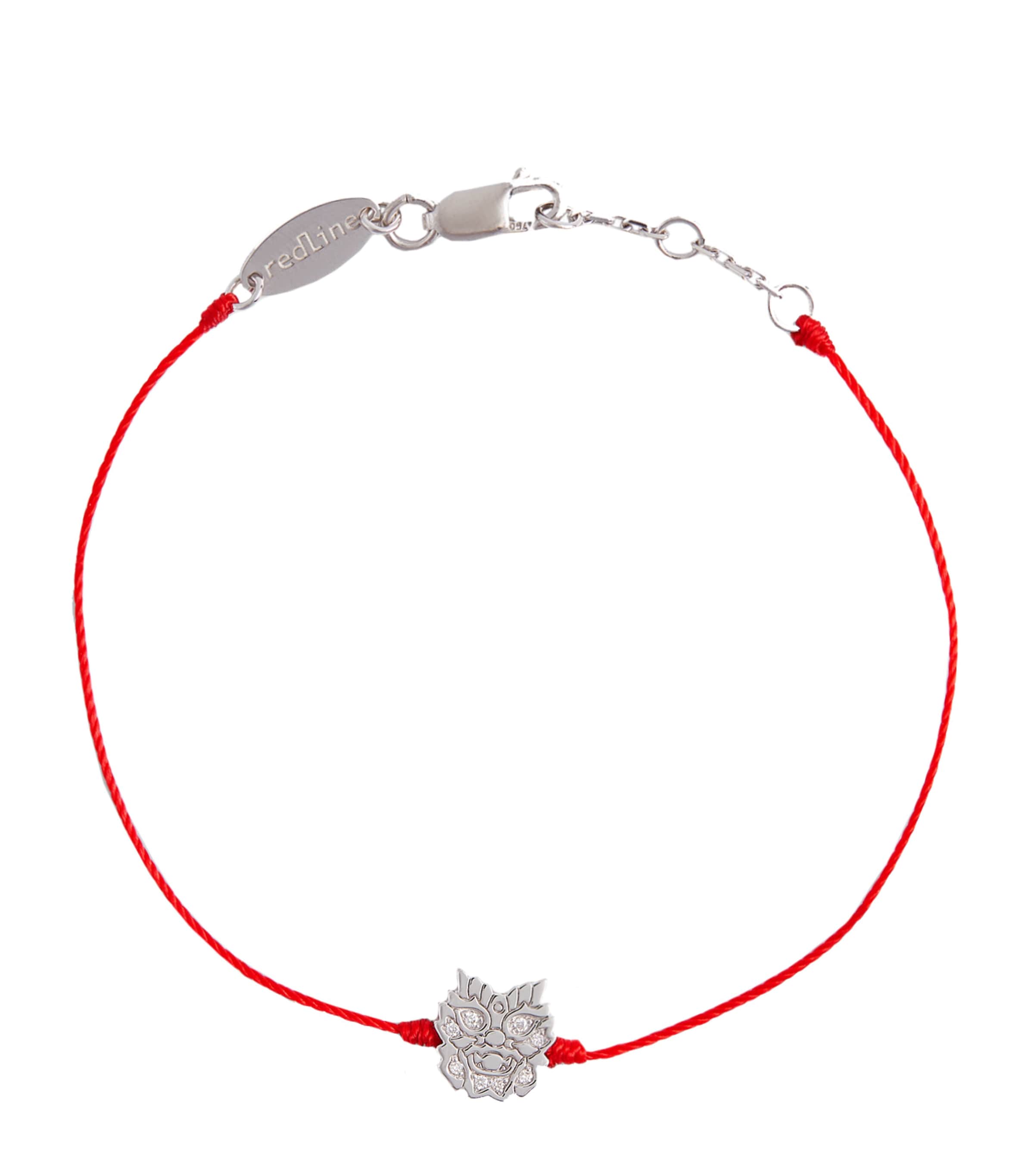 Redline White Gold and Diamond Lucky Dragon Bracelet White Gold Image 1