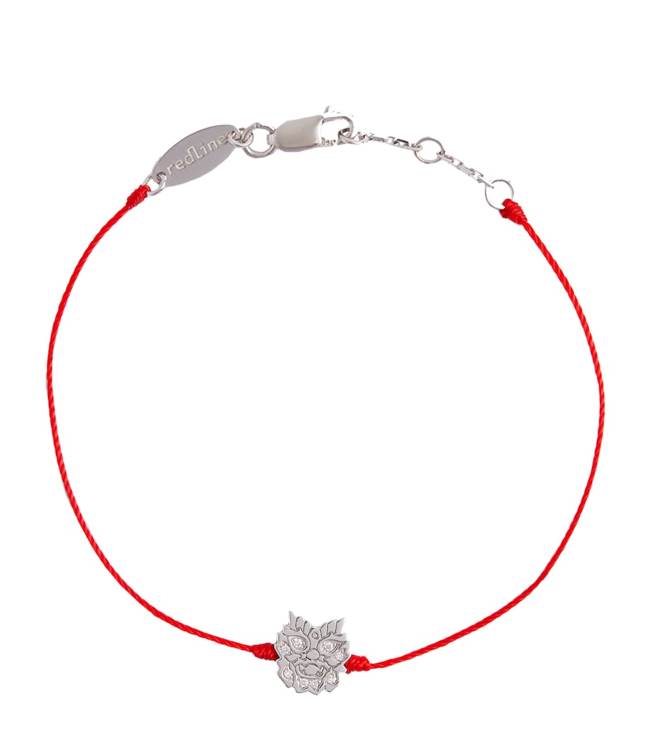Redline White Gold and Diamond Lucky Dragon Bracelet White Gold Image 1
