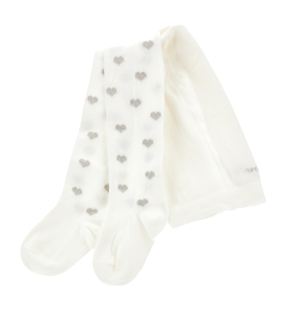 Heart Print Tights PANNA+ARGENTO Image 1