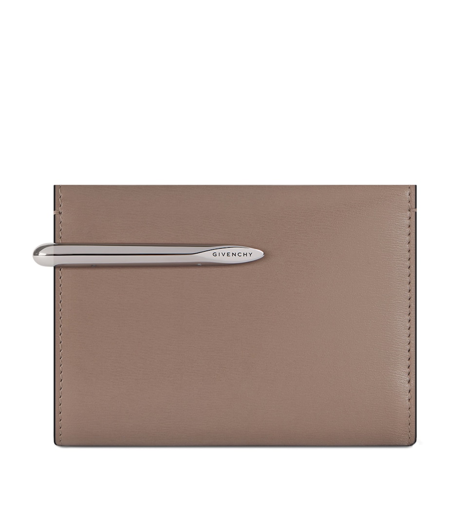 Leather Pinch Bifold Wallet TAUPE Image 1