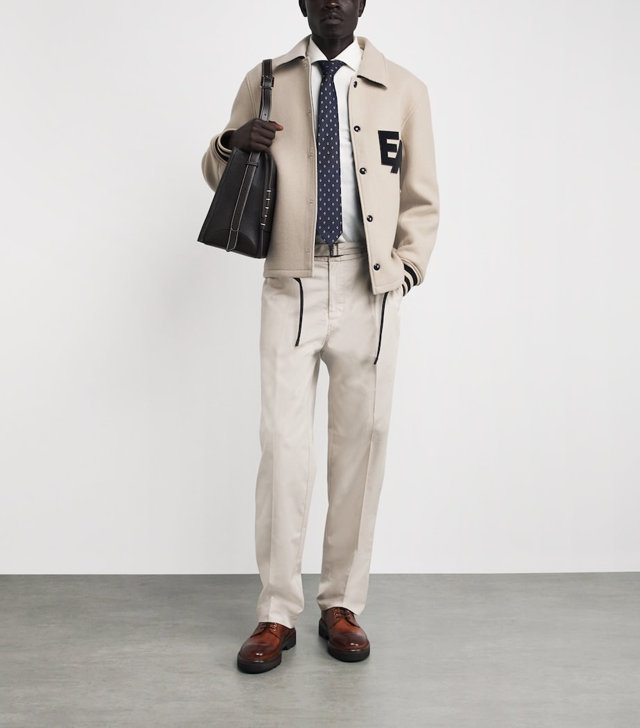 Virgin Wool EA Patch Jacket U1156 Image 2