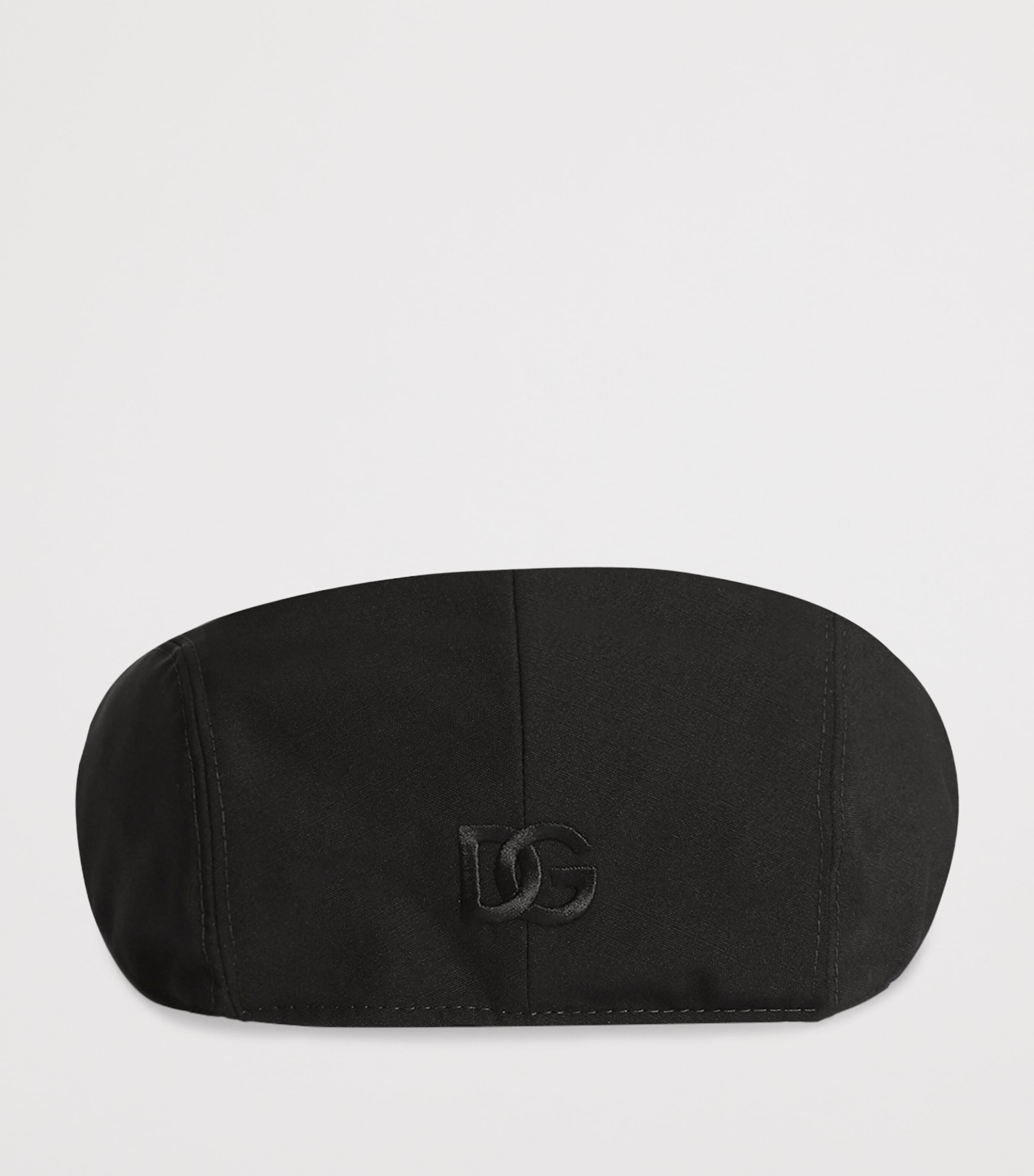 Dolce&Gabbana Virgin Wool Flat Cap Black Image 2