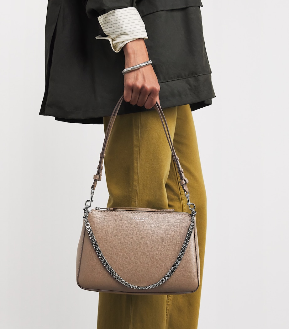 Leather Perry Shoulder Bag 250 WILD MUSHROOM Image 5