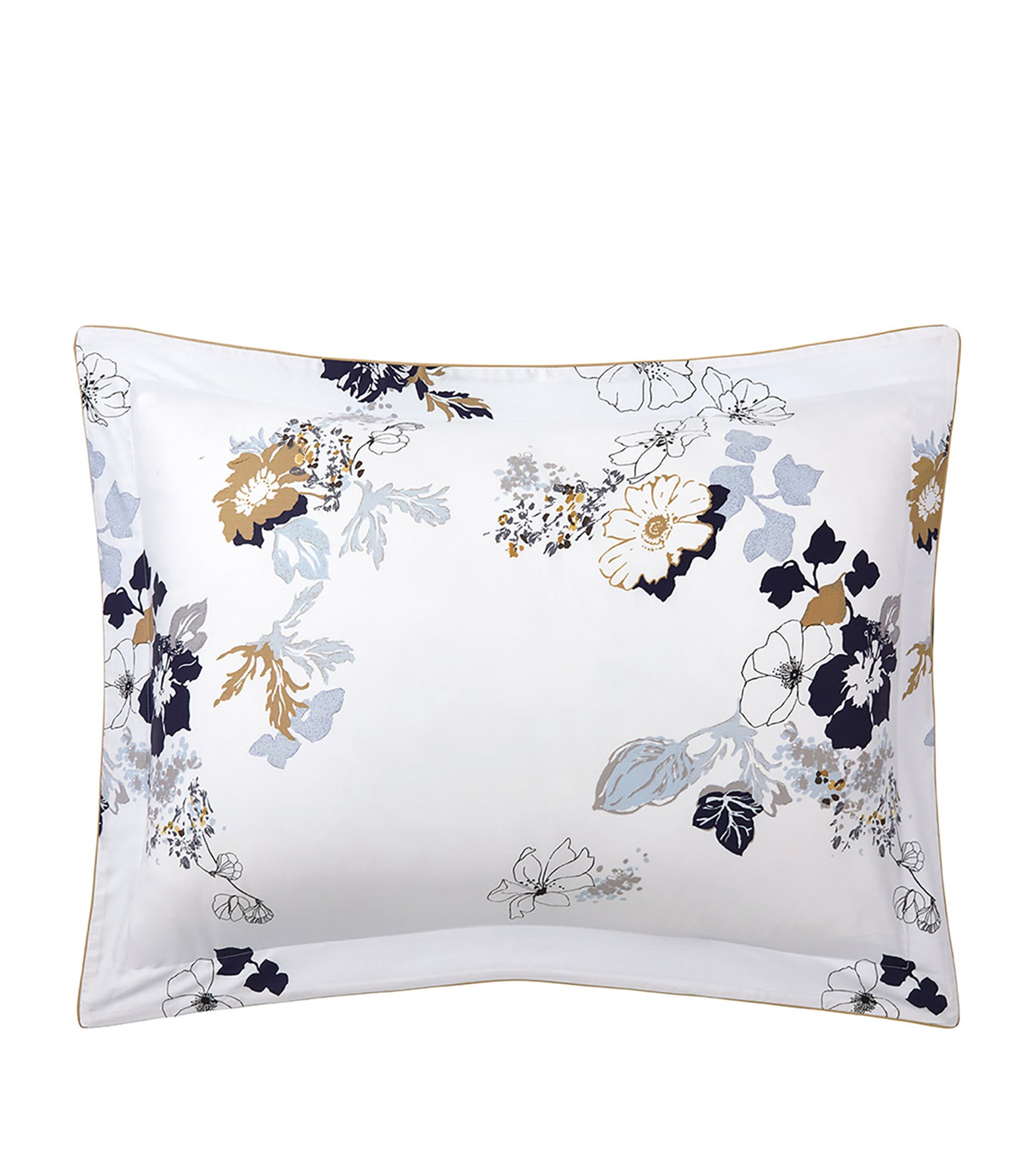 Yves Delorme Organic Cotton Eclipses Oxford Pillowcase (50cm x 75cm) Multicoloured Image 2