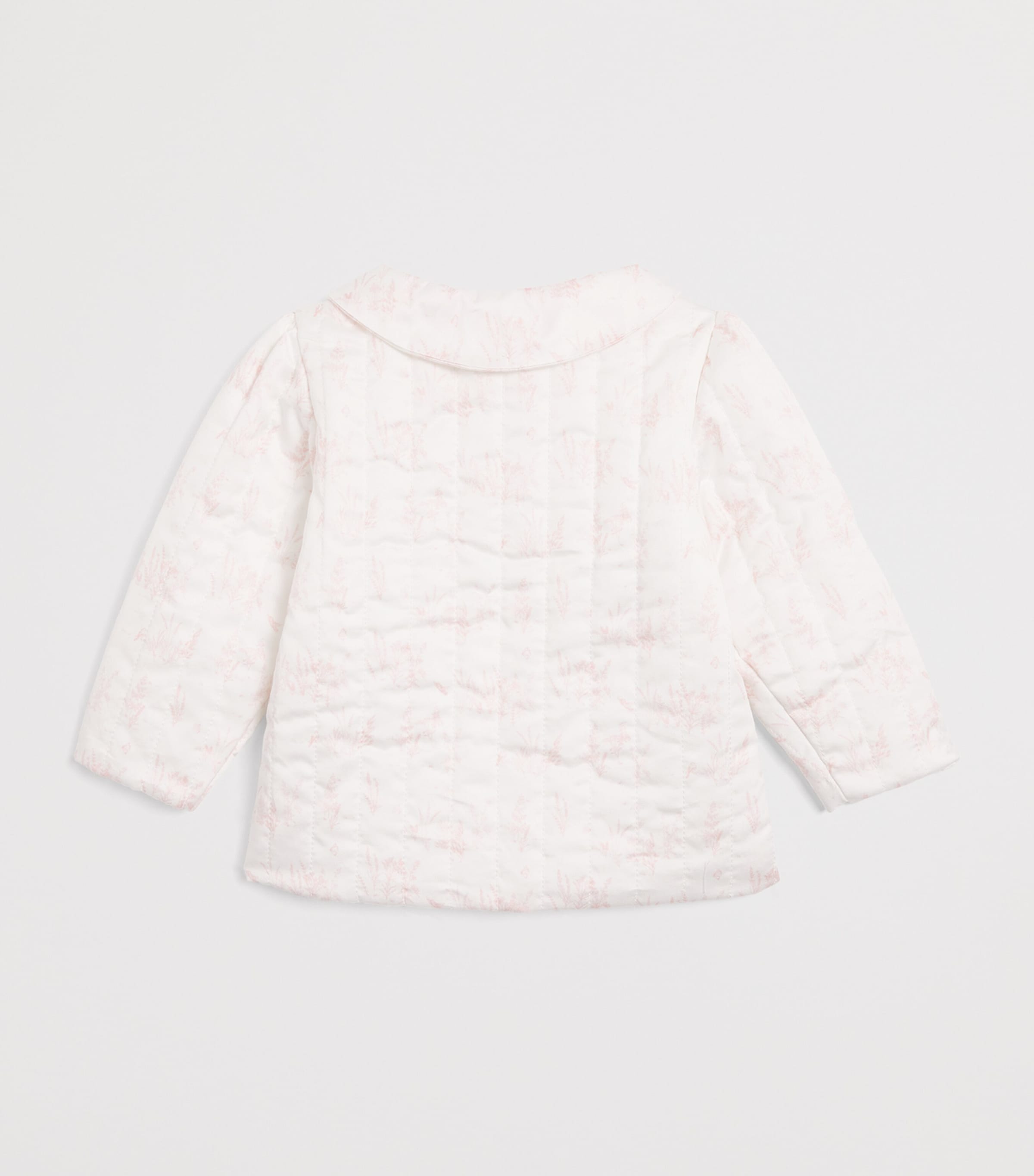 Cotton Printed Padded Jacket (1-18 Months) PINK TOILE DE JOUY Image 2