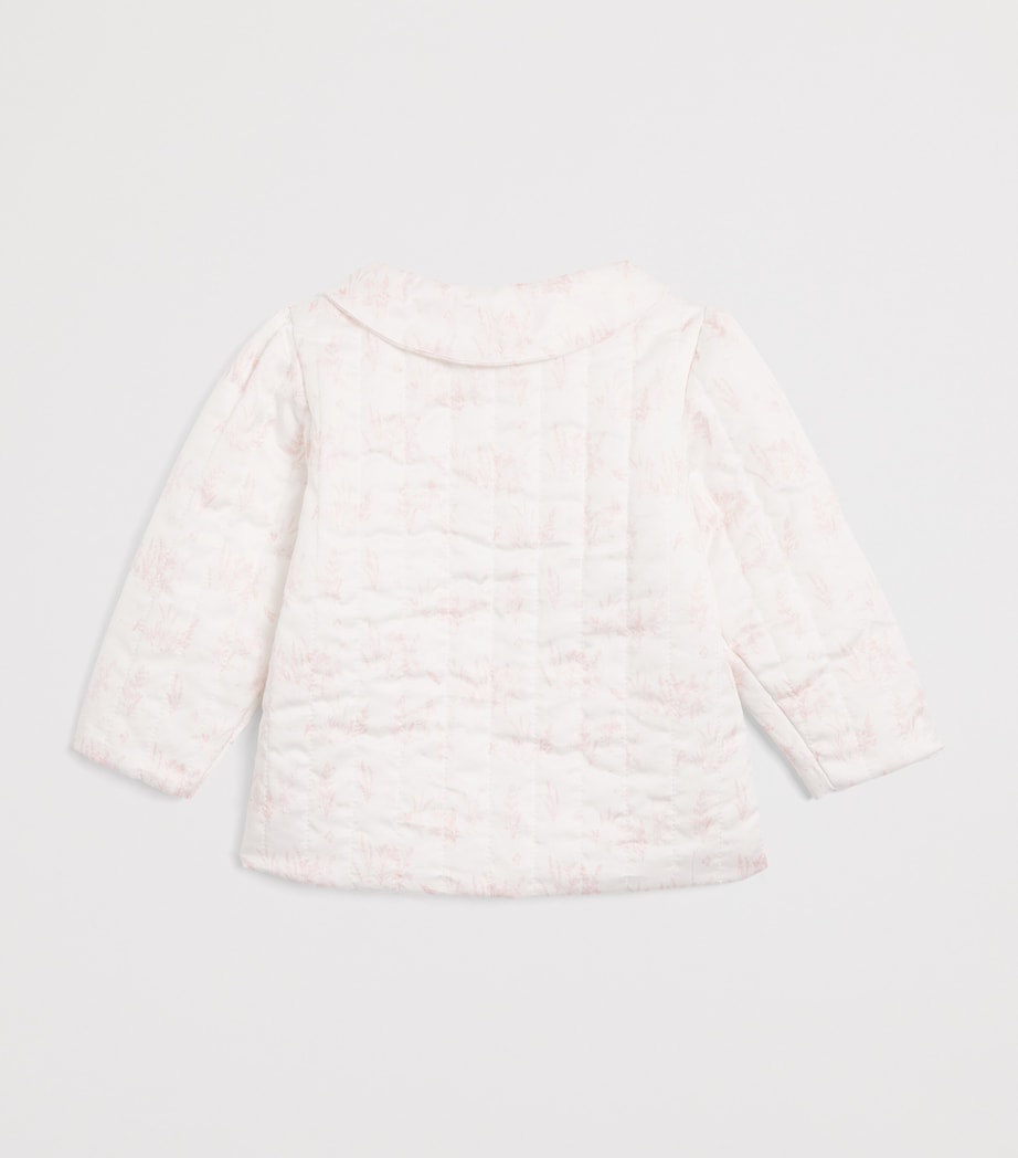 Cotton Printed Padded Jacket (1-18 Months) PINK TOILE DE JOUY Image 2