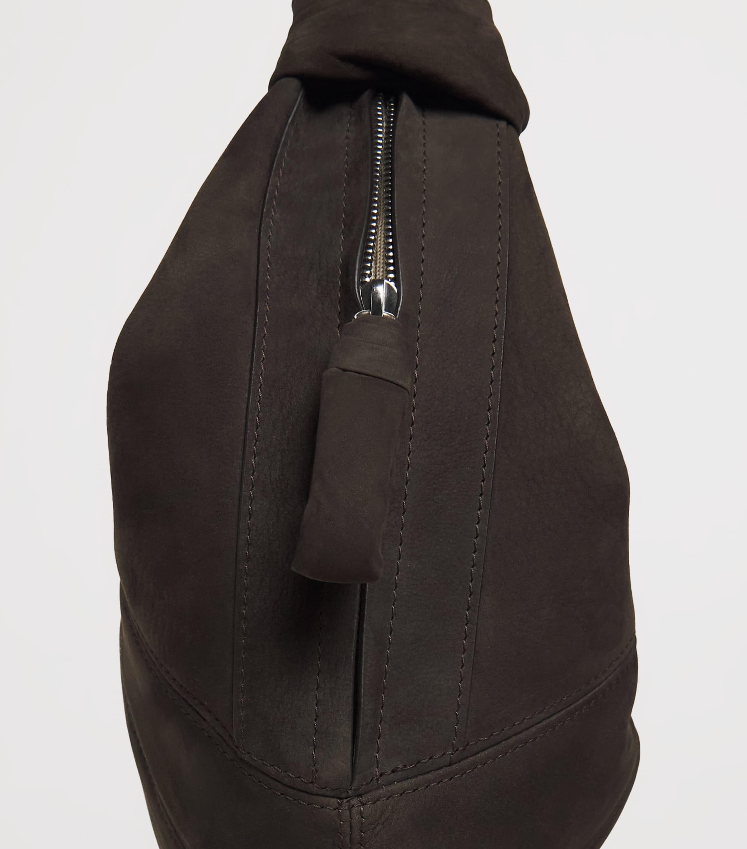 Lemaire Veal Fortune Shoulder Bag Ebony Brown Image 5