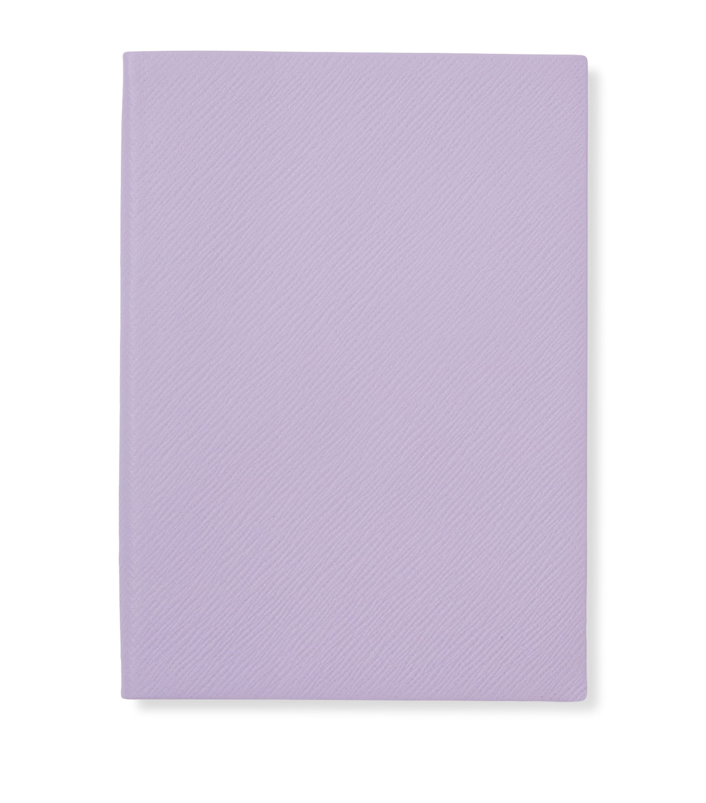 Smythson Leather Soho Notebook In Purple