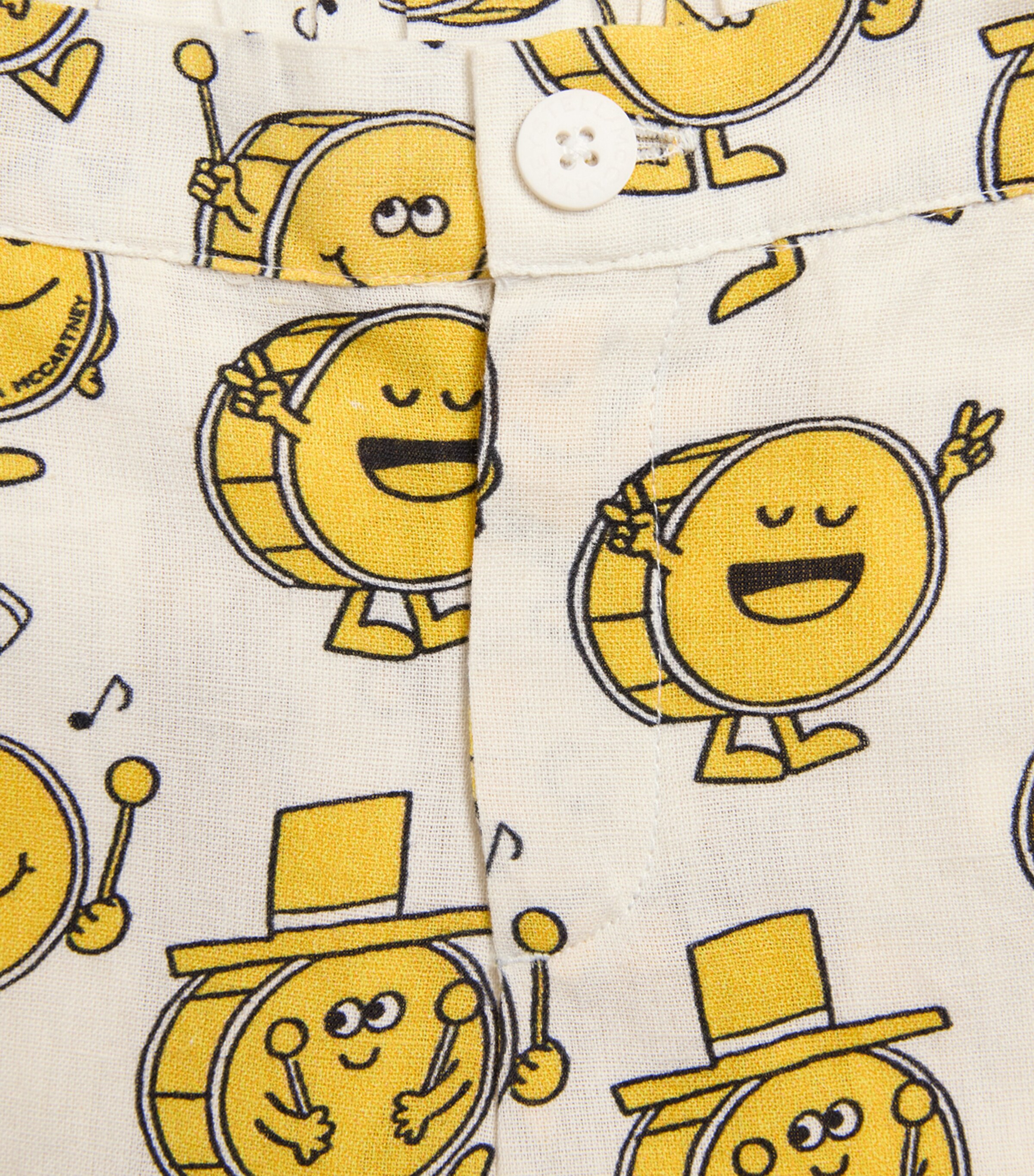 Stella McCartney Kids Organic Cotton-Linen Printed Shorts (3-36 Months) Image 4
