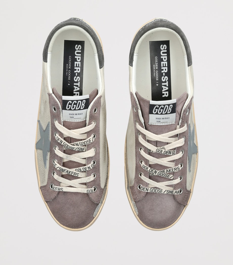 Golden Goose Leather Super-Star Sneakers Bone/comb Image 4
