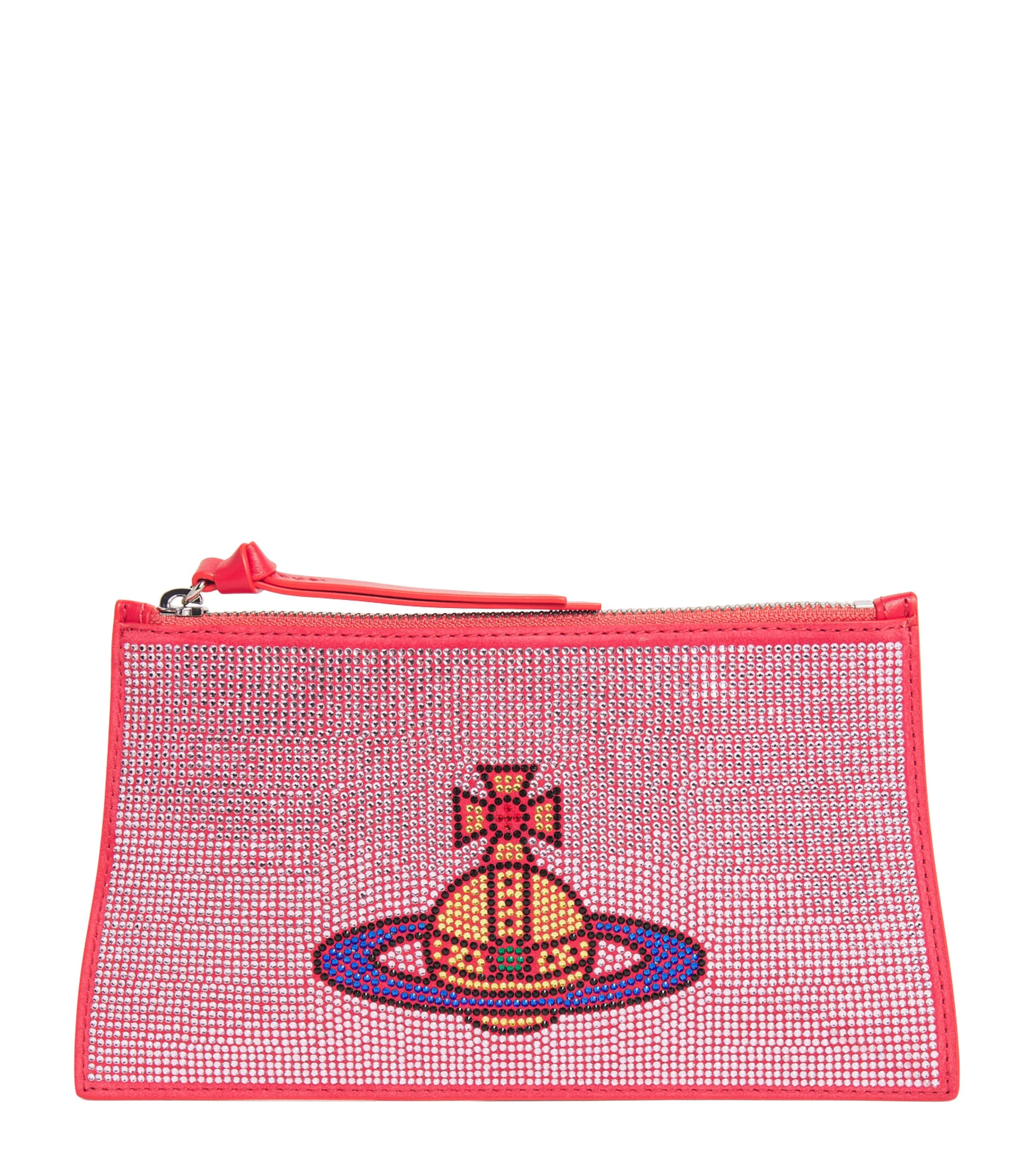 Embellished Clutch Bag PINK Image 1