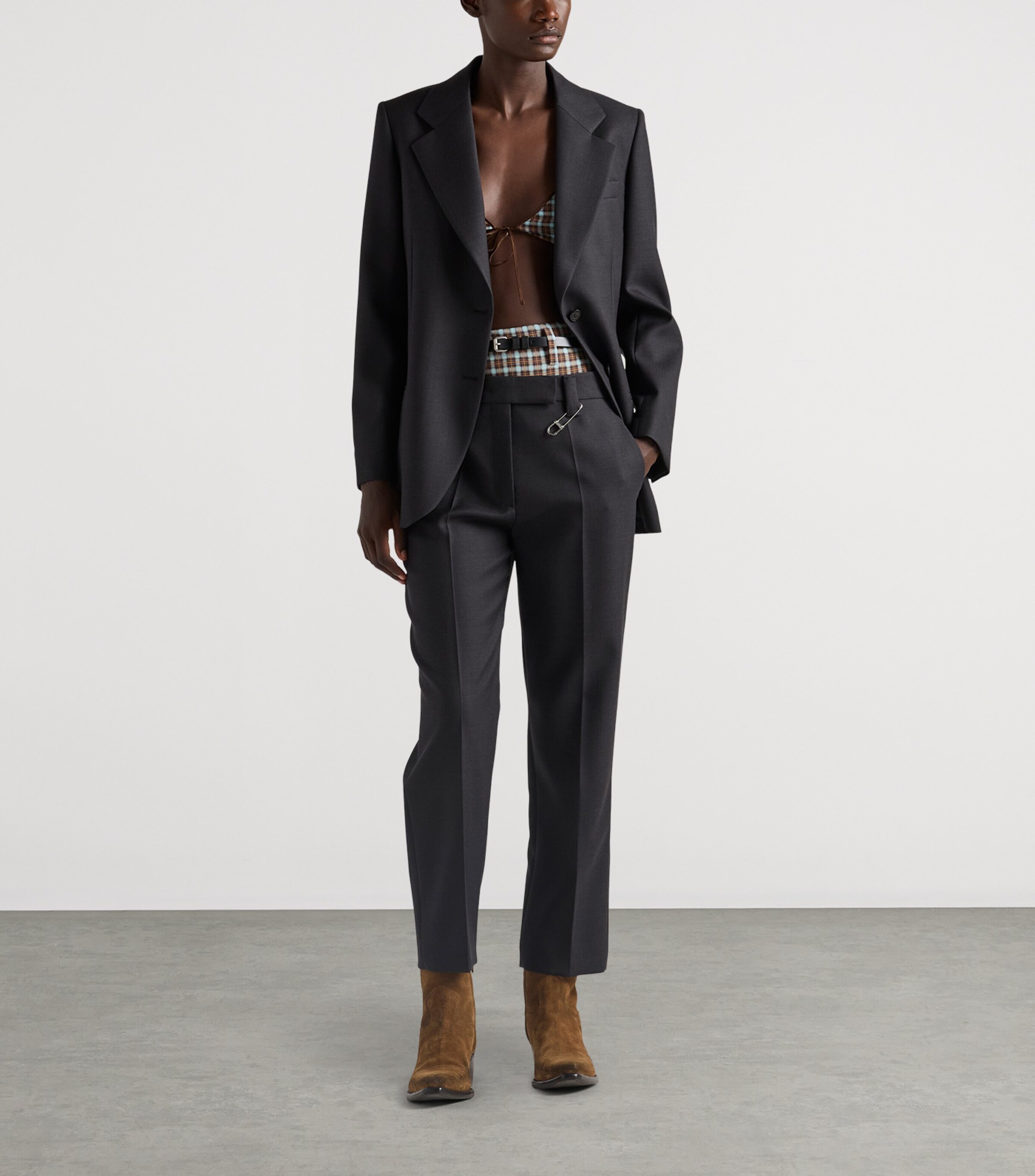 Wool Gabardine Jacket F0308 Image 2