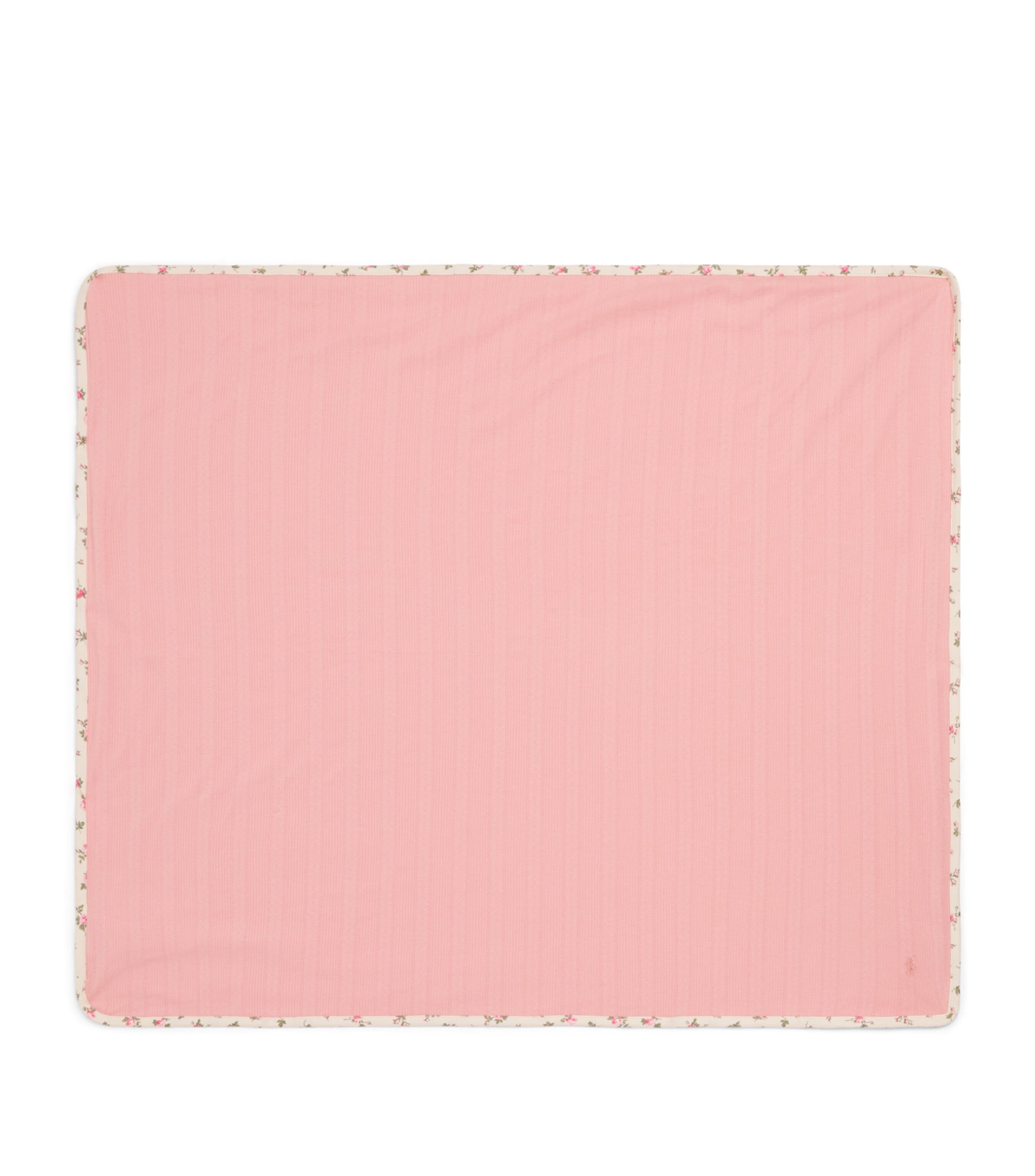 Ralph Lauren Kids Cotton Pointelle Blanket Adirondack Rose Image 1