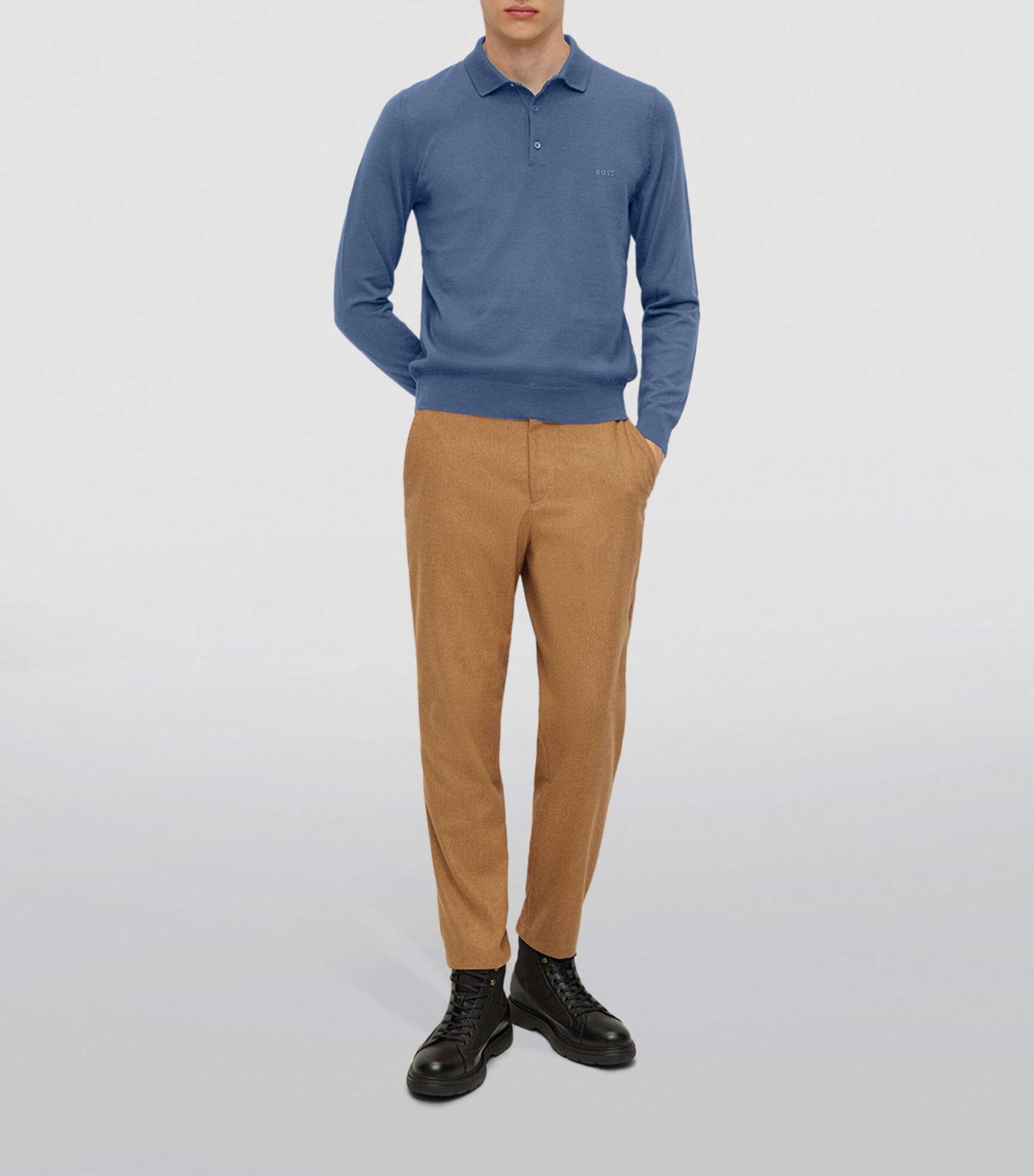 Wool Polo Shirt 001 Image 2