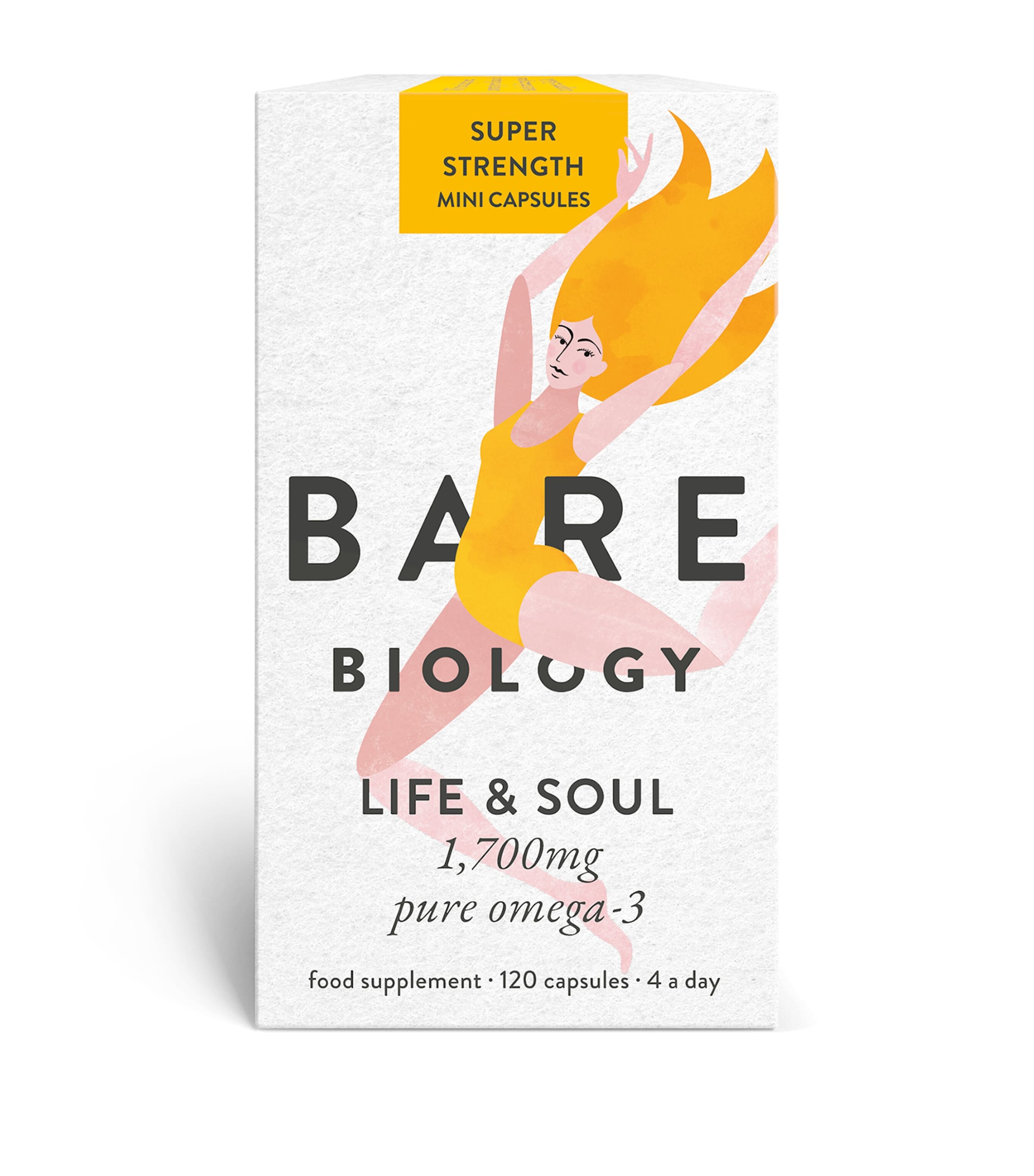 Bare Biology Life & Soul Omega-3 (120 Mini Capsules) Image 2