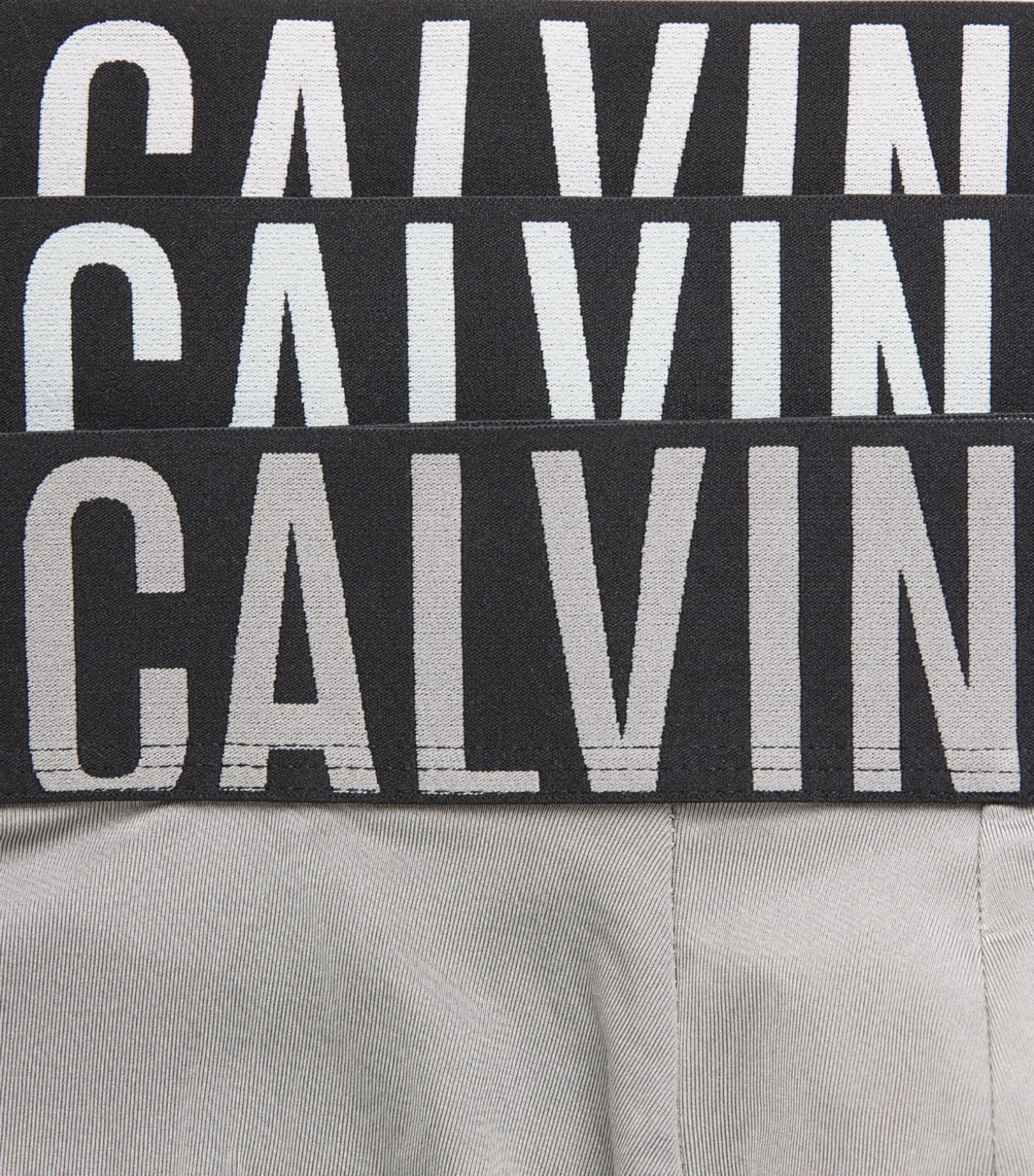 Calvin Klein Mens Intense Power Boxer Briefs (Pack of 3) Black/mist/mist Image 5