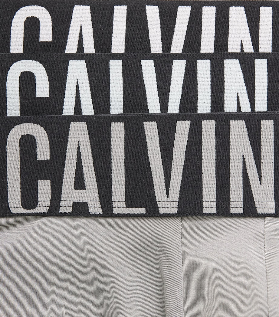 Calvin Klein Mens Intense Power Boxer Briefs (Pack of 3) Black/mist/mist Image 5