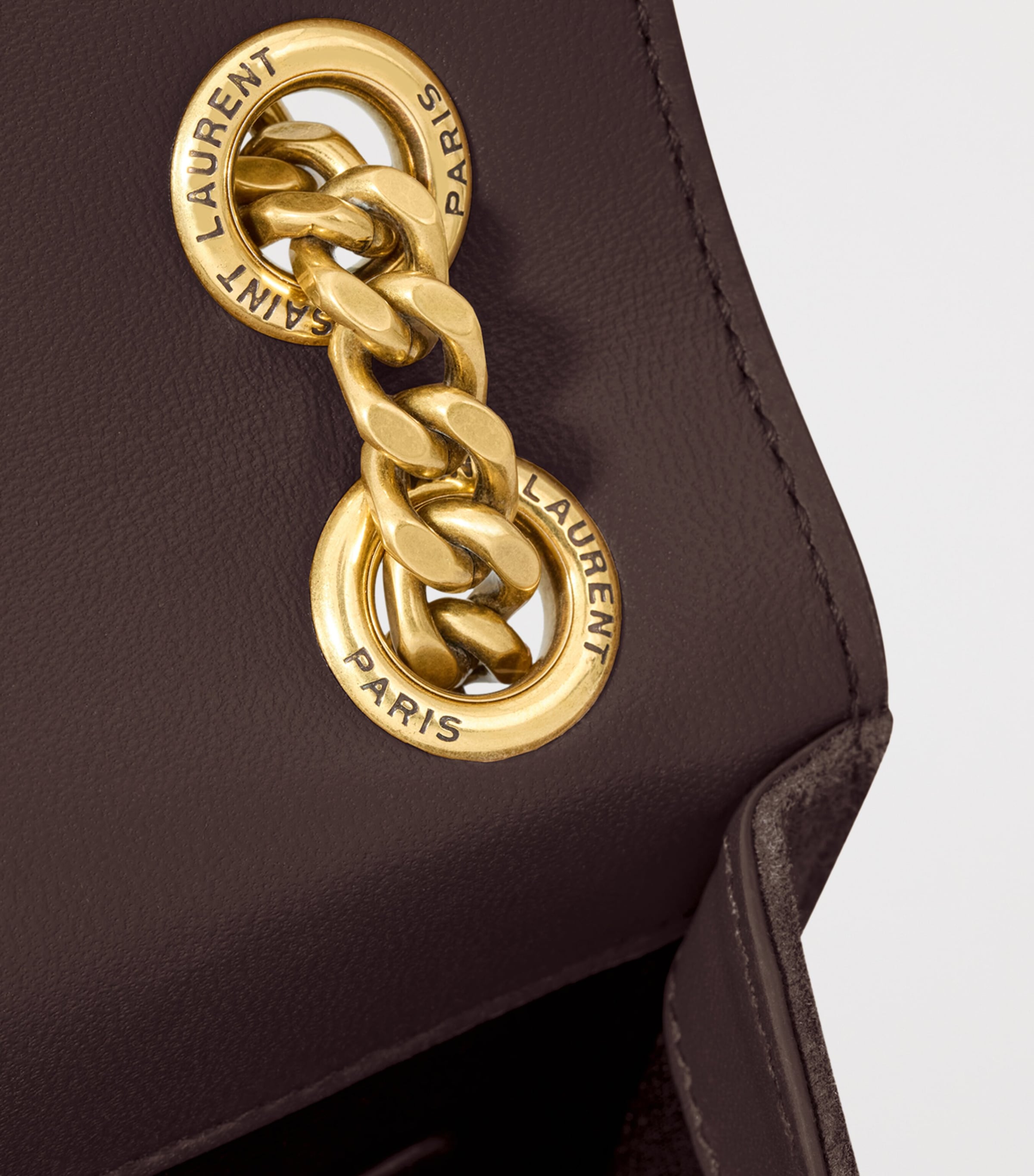 Saint Laurent Medium Suede Envelope Matelassé Shoulder Bag Image 7