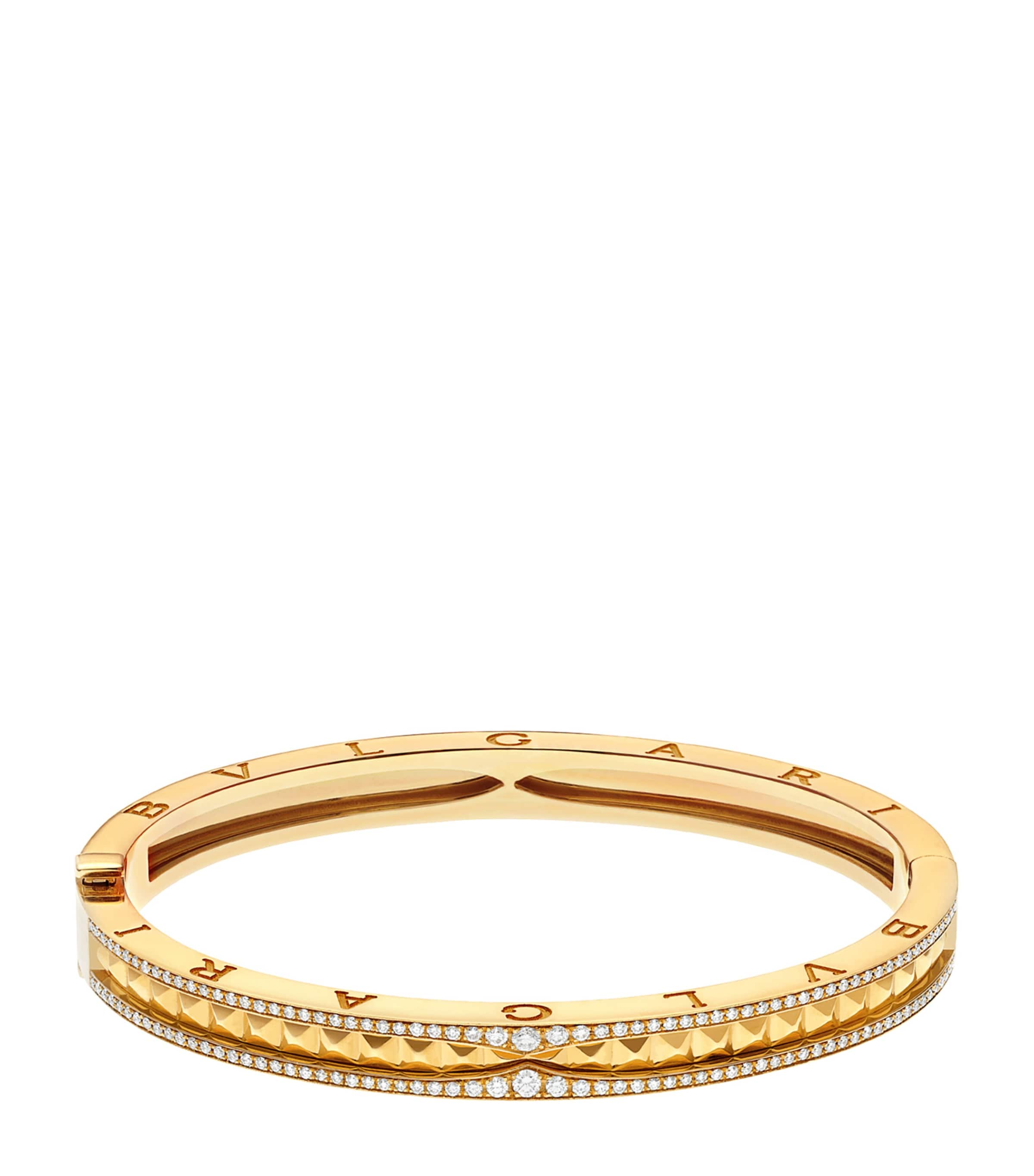 Yellow Gold and Diamond B.zero1 Bangle YELLOW GOLD Image 2