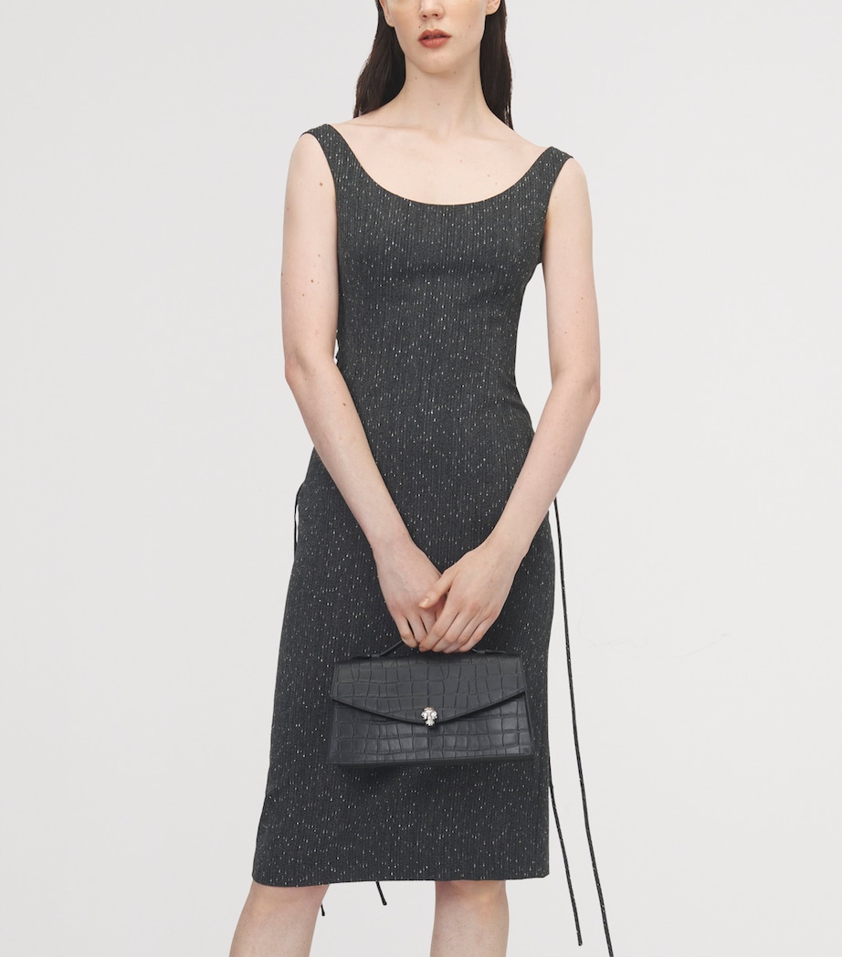 McQueen Leather Skull Top-Handle Bag Image 2