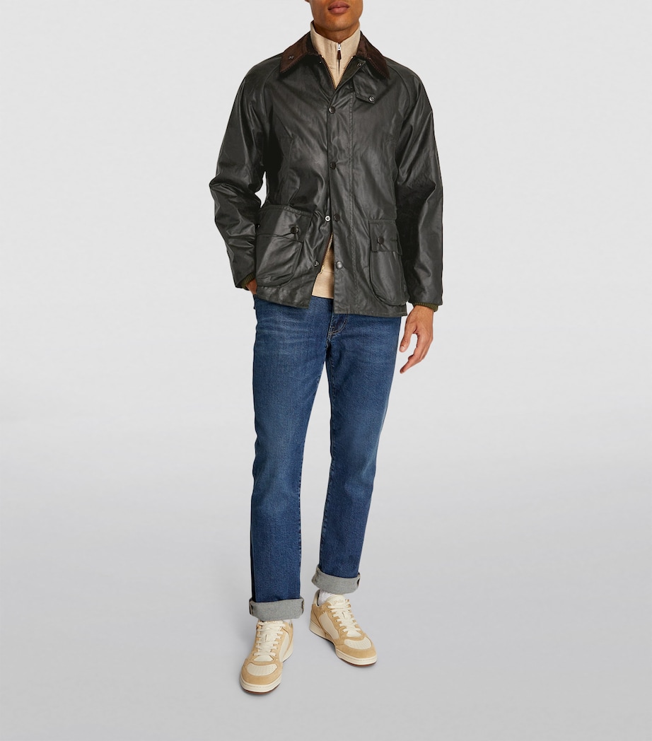 Waxed Bedale Jacket SAGE Image 2