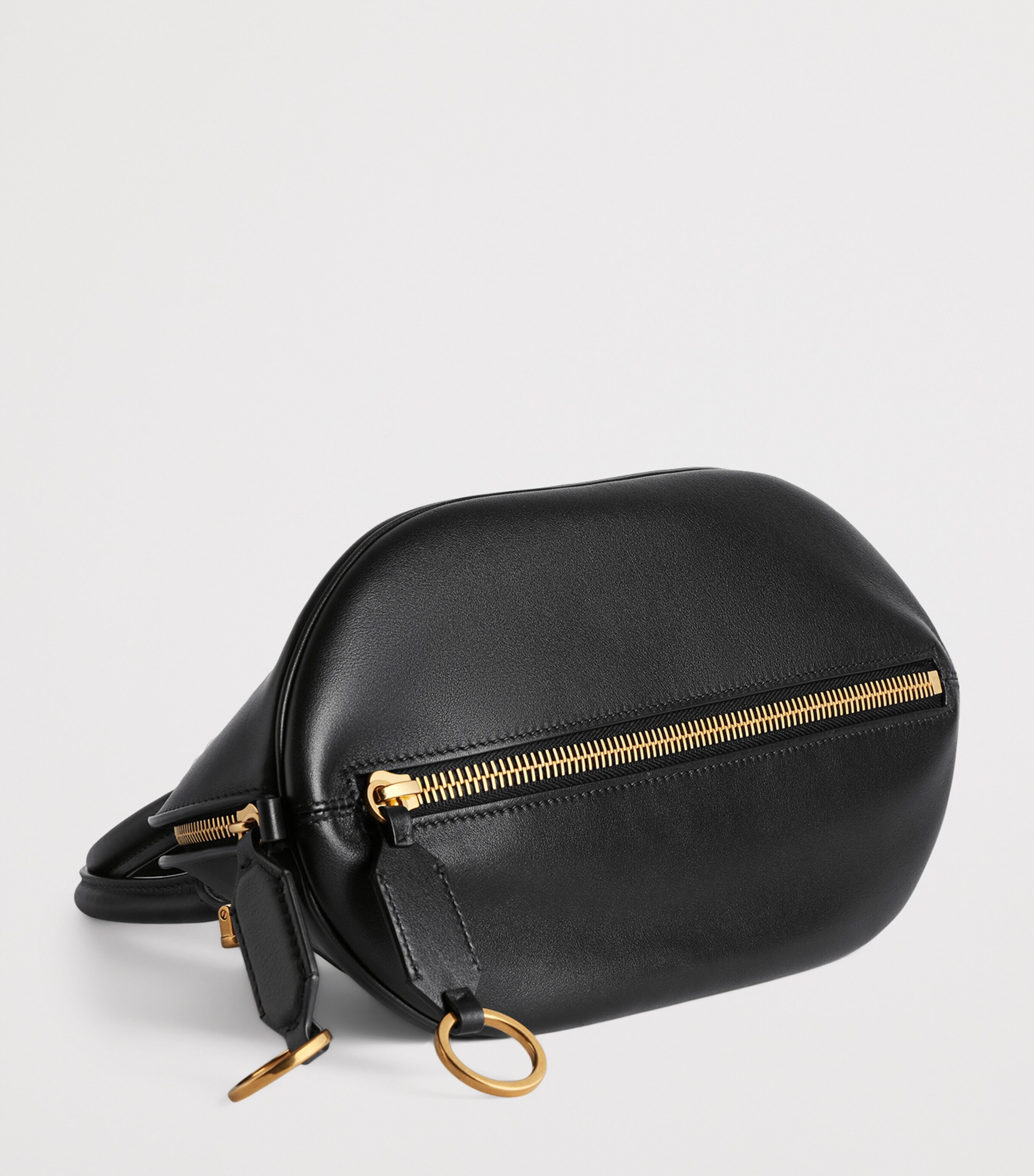 Balenciaga Mini Leather Bolero Bowling Bag Image 7