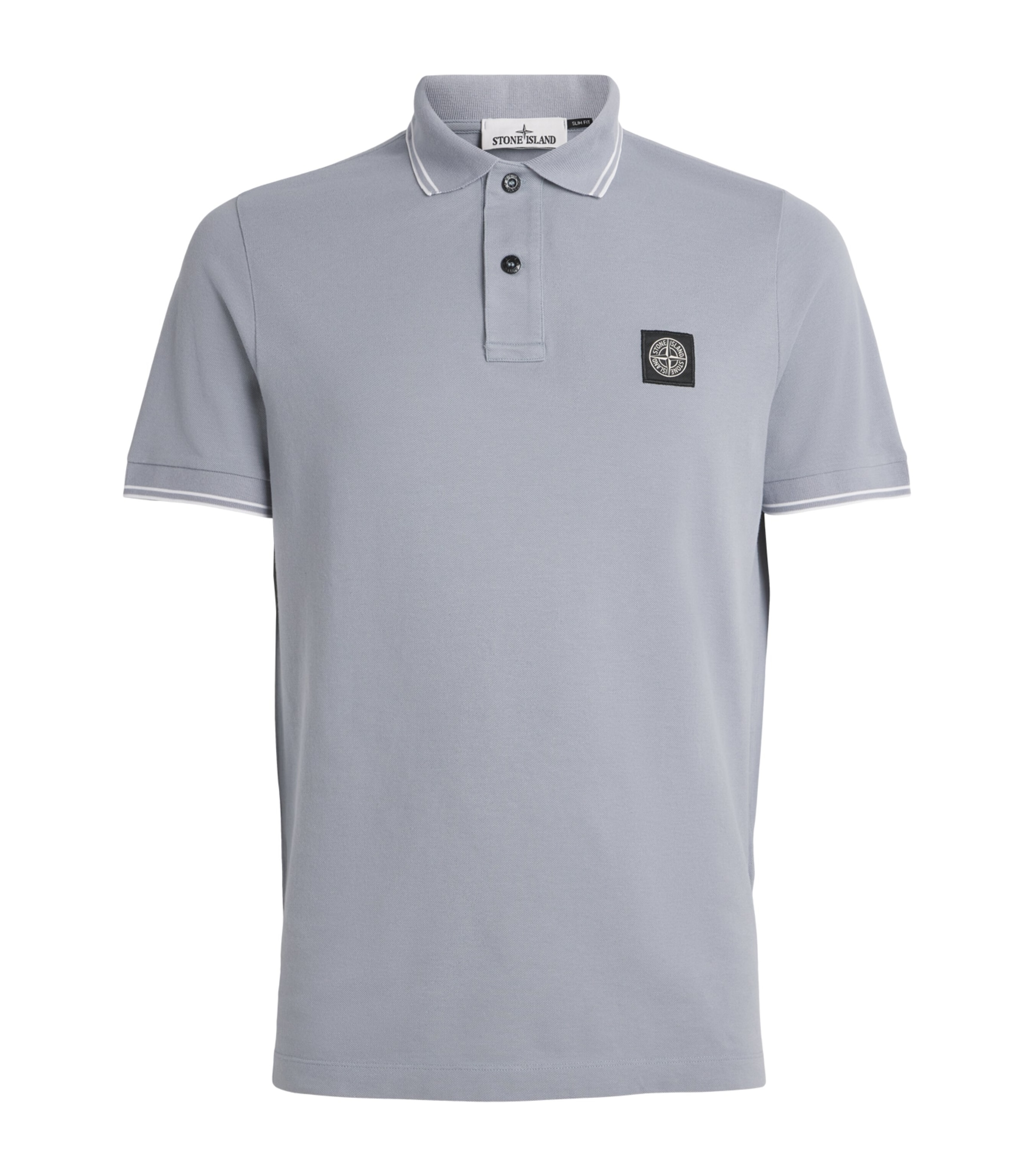 Stone Island Mens Cotton Compass Polo Shirt Image 1