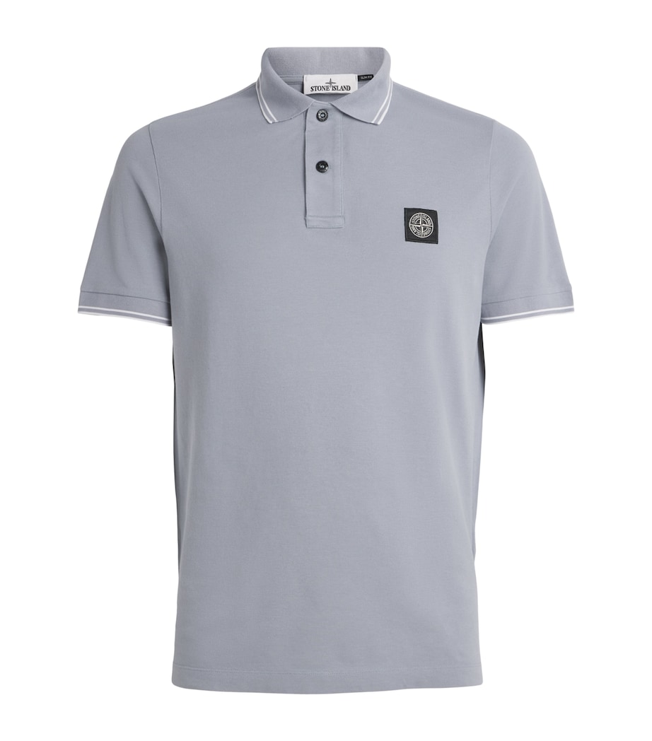 Stone Island Mens Cotton Compass Polo Shirt Image 1
