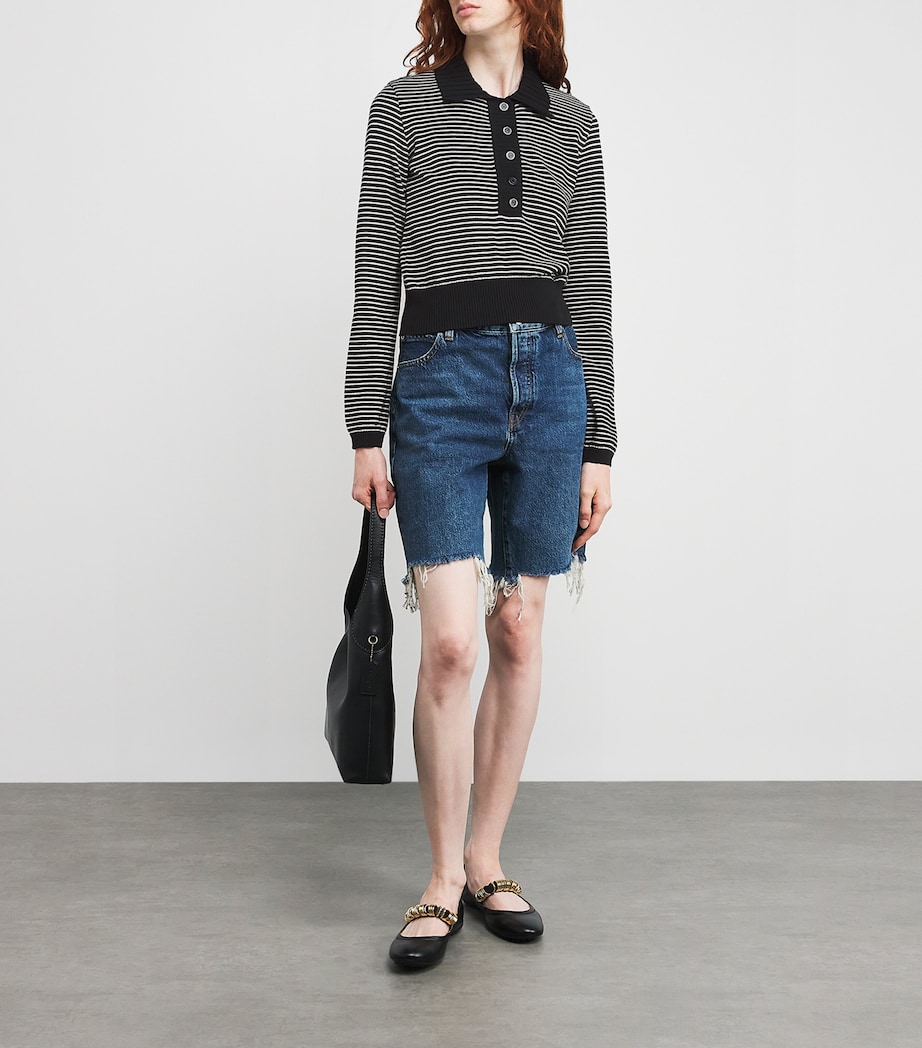 Cotton The Graduate Sweater BLACK MULTI Image 2