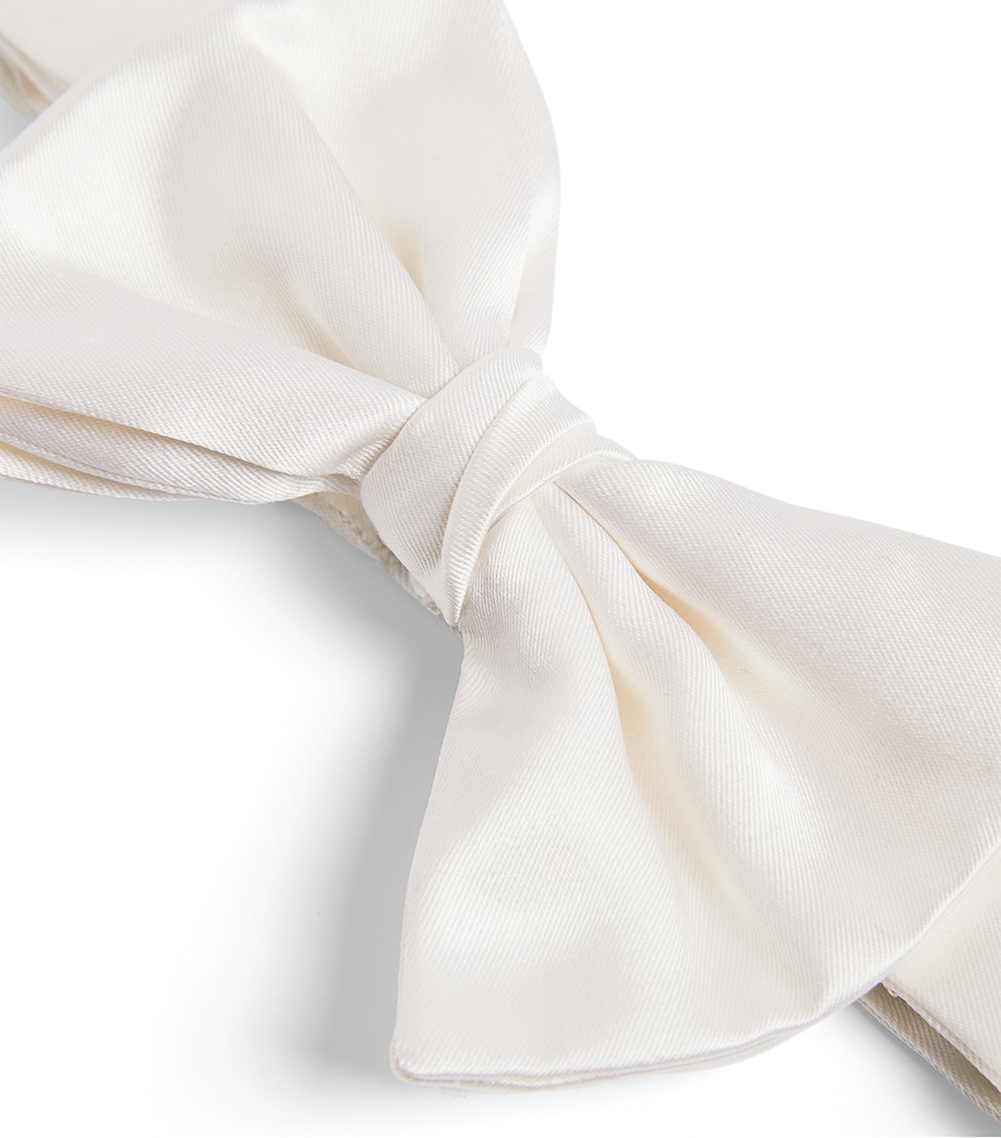Large Silk Pre-Tied Bowtie 00010 Image 4