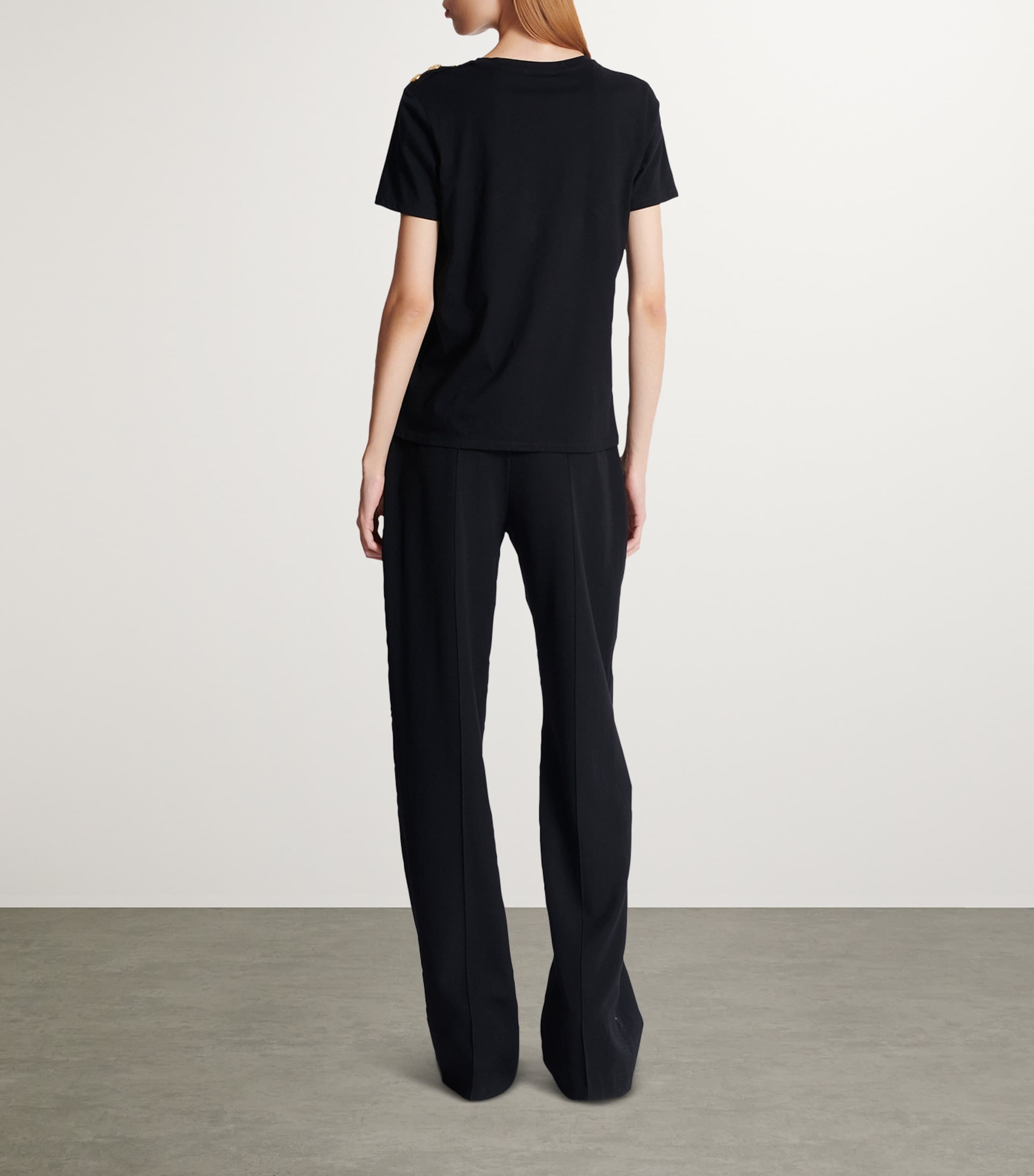 Cotton Logo T-Shirt EAB NOIR/BLANC Image 6